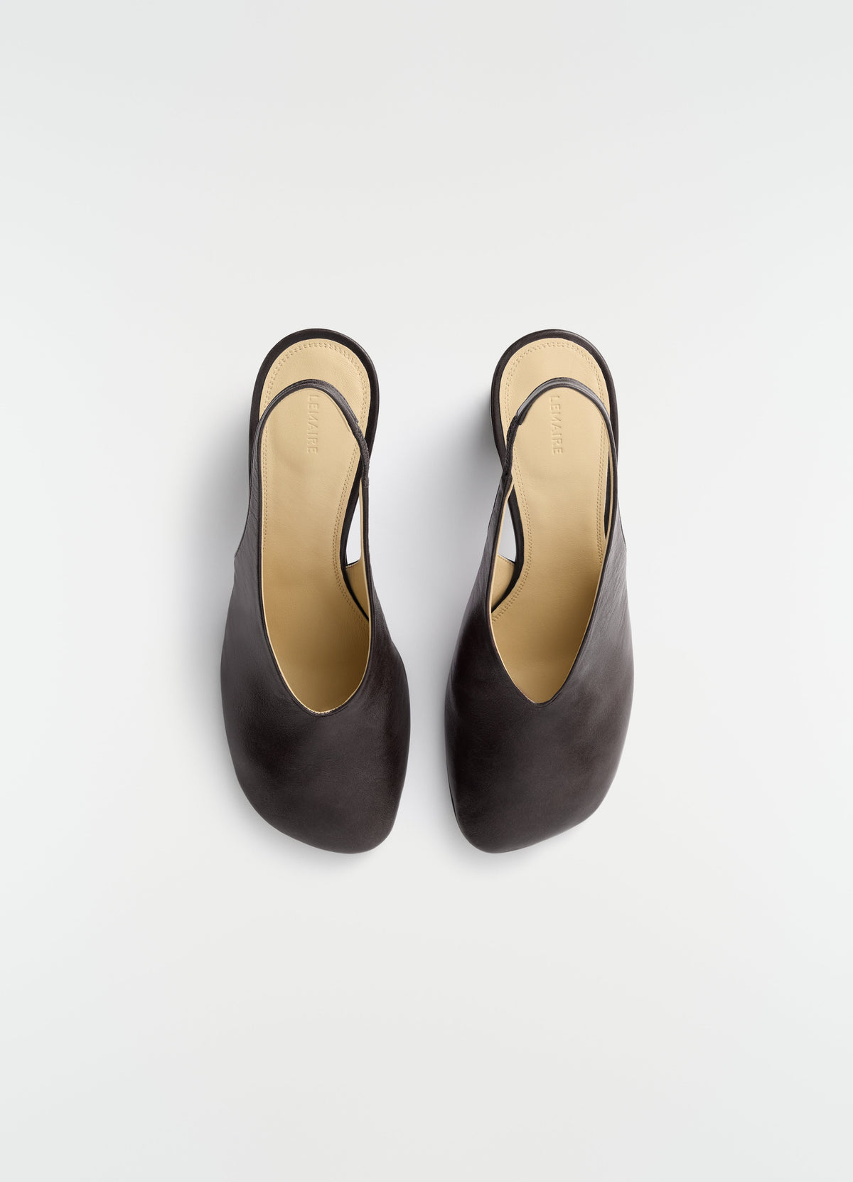 GLOVE SLINGBACK 80MM HEEL IN SHADED LAMBSKIN LEATHER