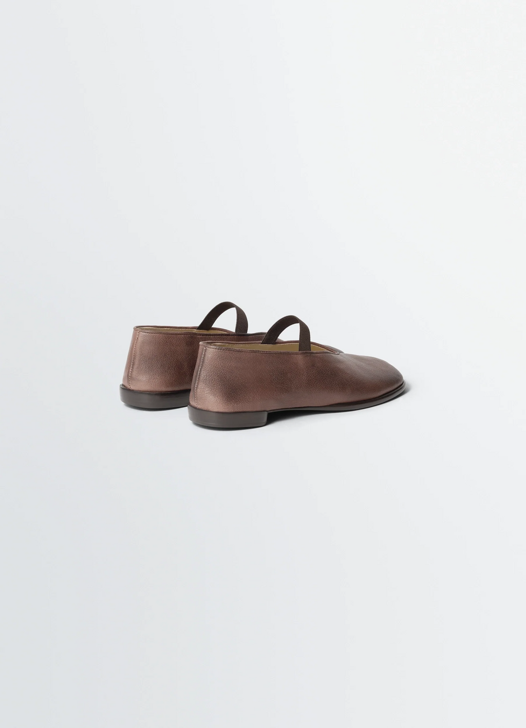 GLOVE BALLERINA IN WASHED BUFFALO LEATHER