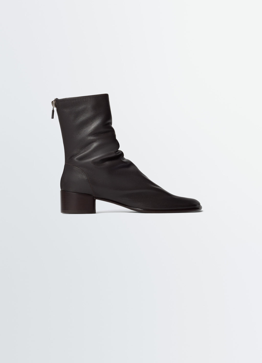 BOTTINES GLOVE À TALON DE 30 MM EN AGNEAU LISSE