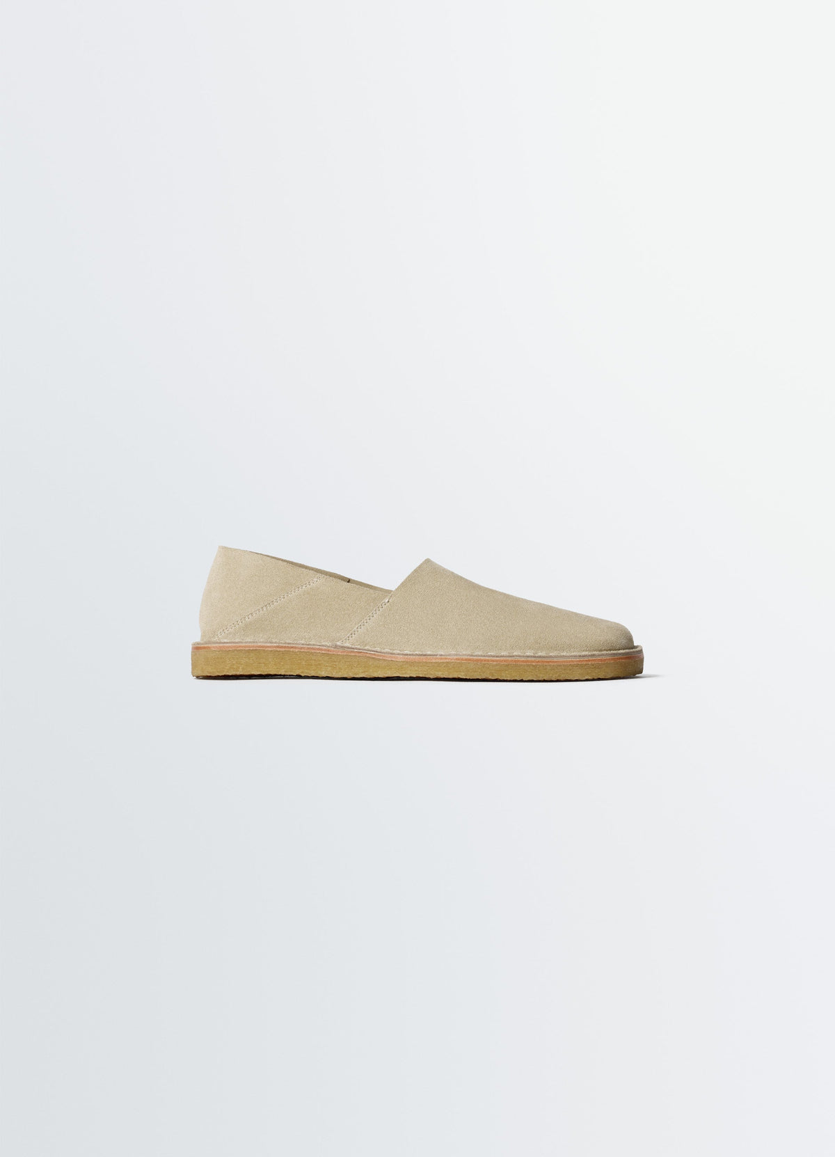 SQUARE SLIP-ON LOAFERS IN REVERSED SUEDE LEATHER SUEDE LEATHER