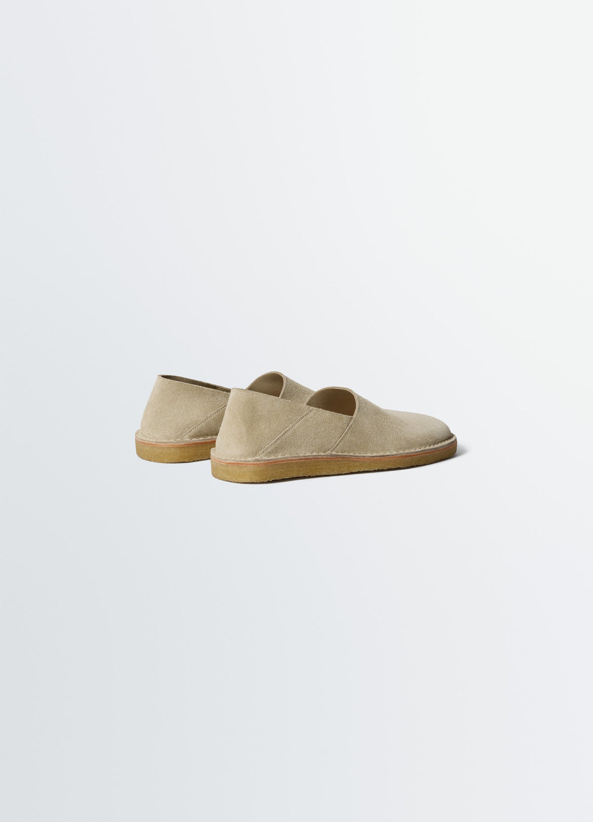 SQUARE SLIP-ON LOAFERS IN REVERSED SUEDE LEATHER SUEDE LEATHER