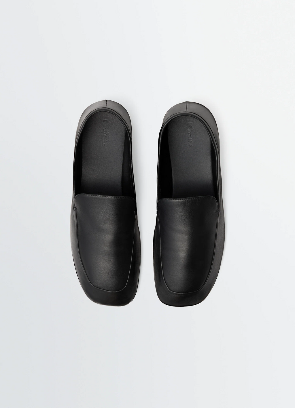 MULES D'EXTÉRIEUR EN CUIR D'AGNEAU NAPPÉ BRILLANT
