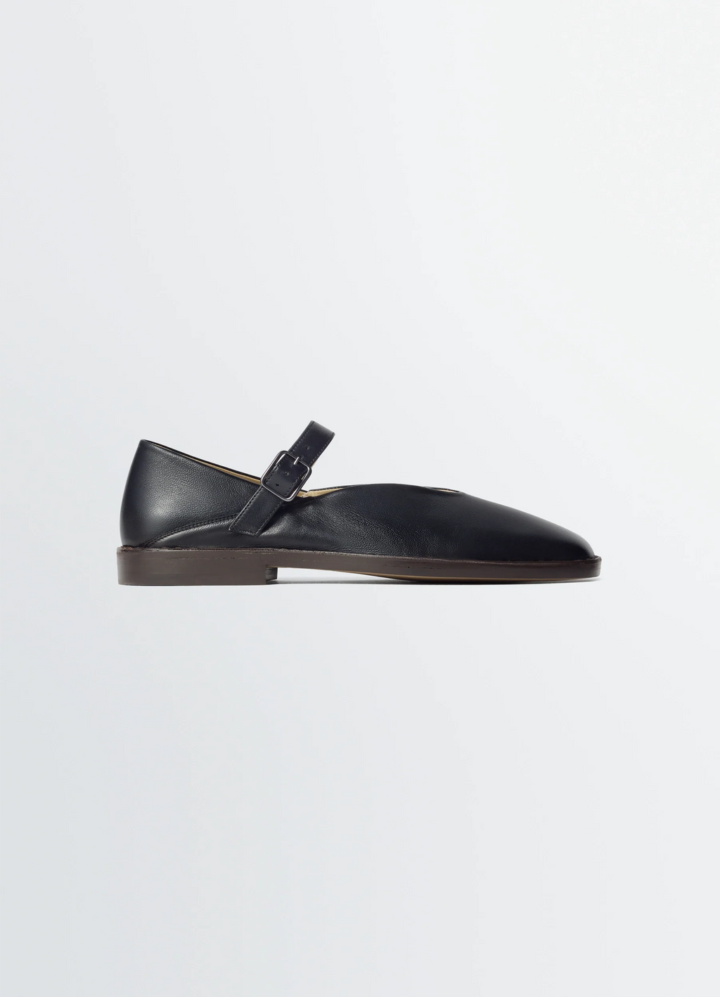 BALLERINES EN CUIR D'AGNEAU NAPPA BRILLANT