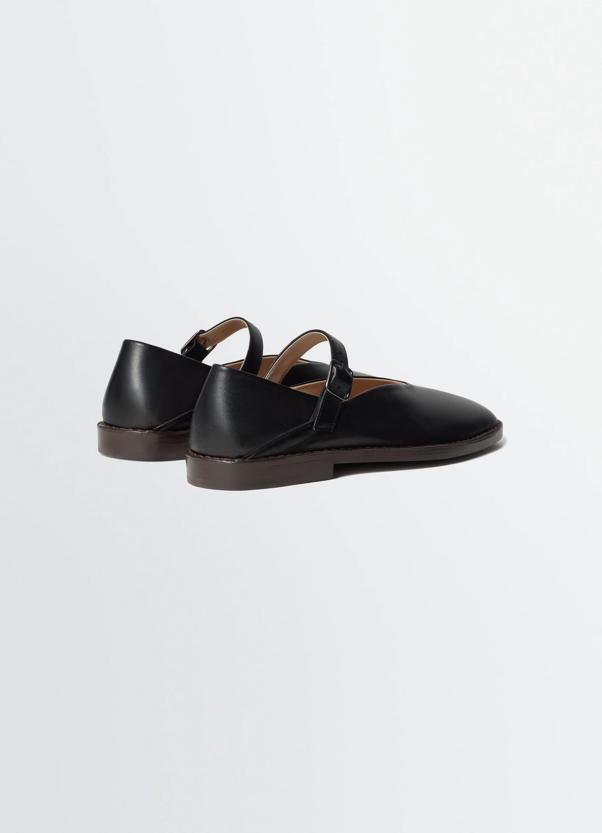 BALLERINA SHOES IN SHINY NAPPA LAMB LEATHER