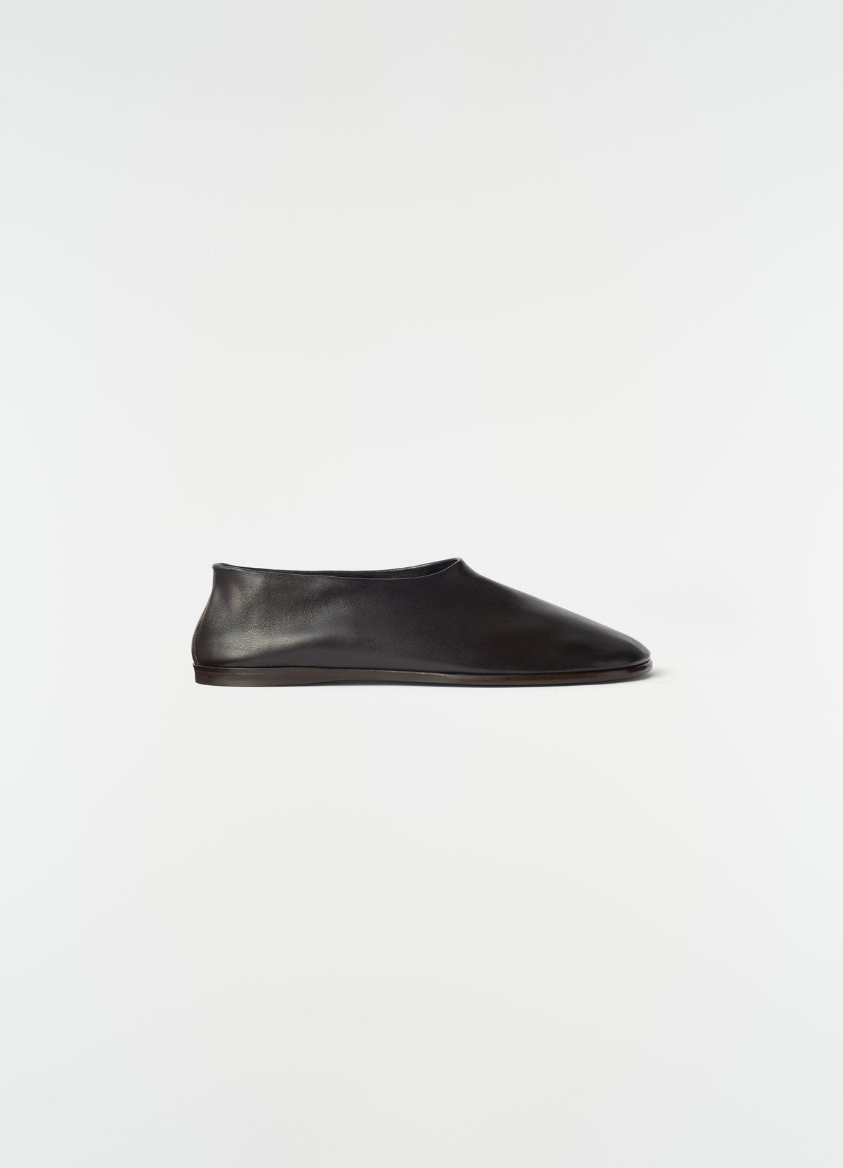 GLOVE SLIP ON IN SHINY NAPPA LAMB LEATHER