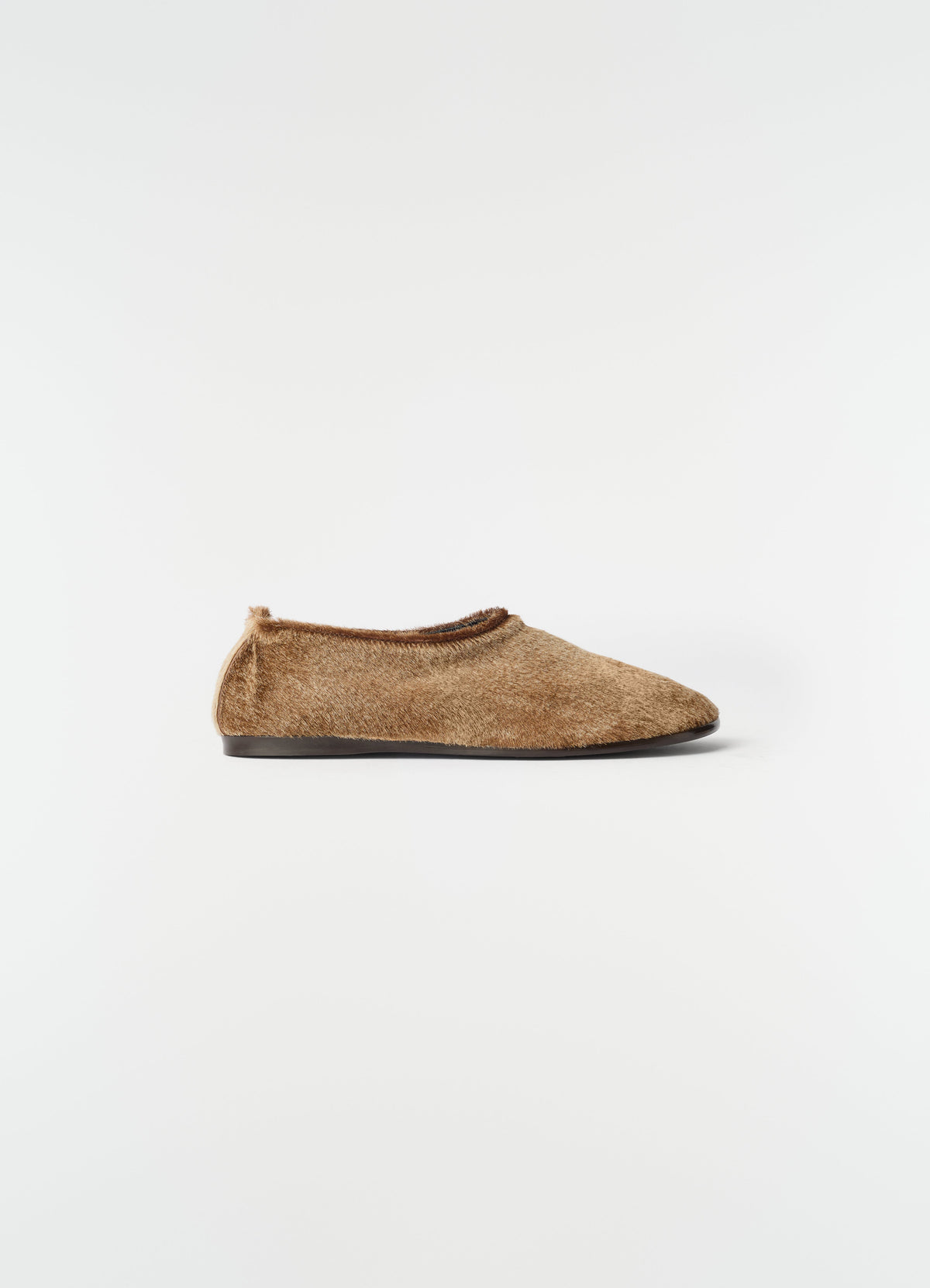 GLOVE SLIP ON IN HAIRY LAMB LEATHER