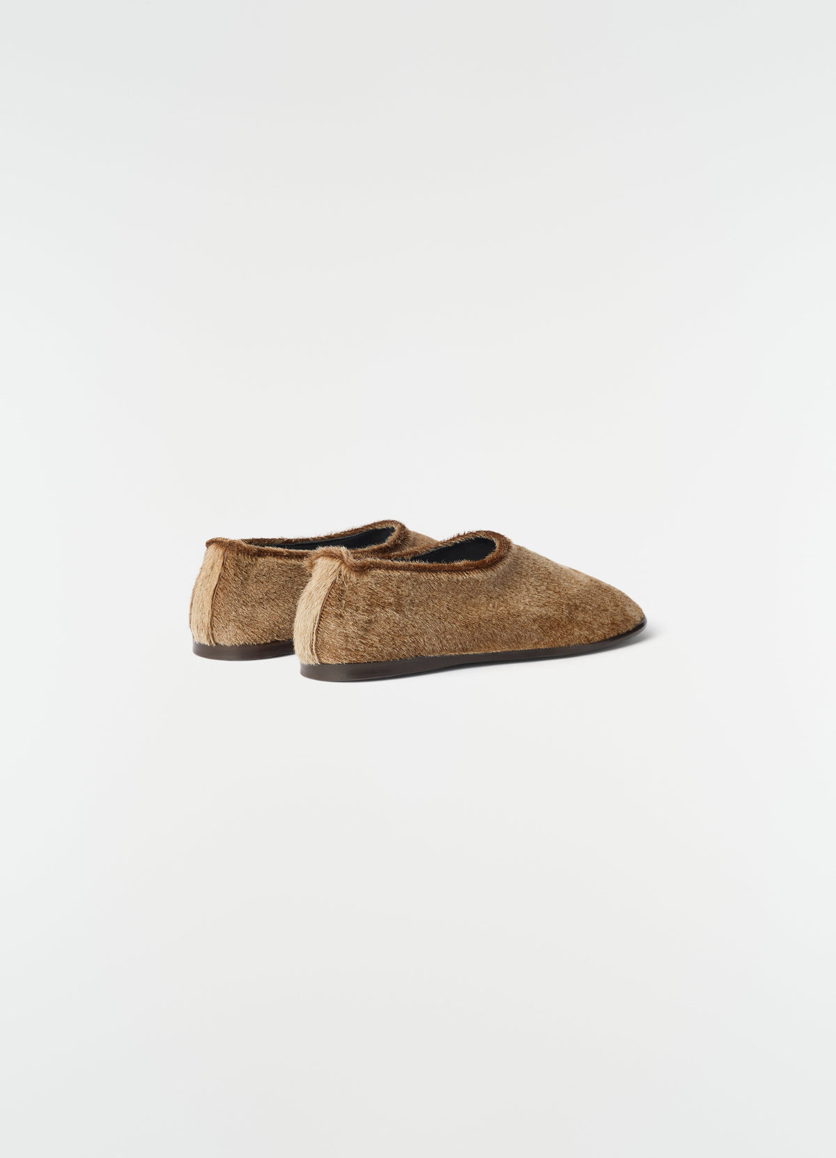 GLOVE SLIP ON IN HAIRY LAMB LEATHER