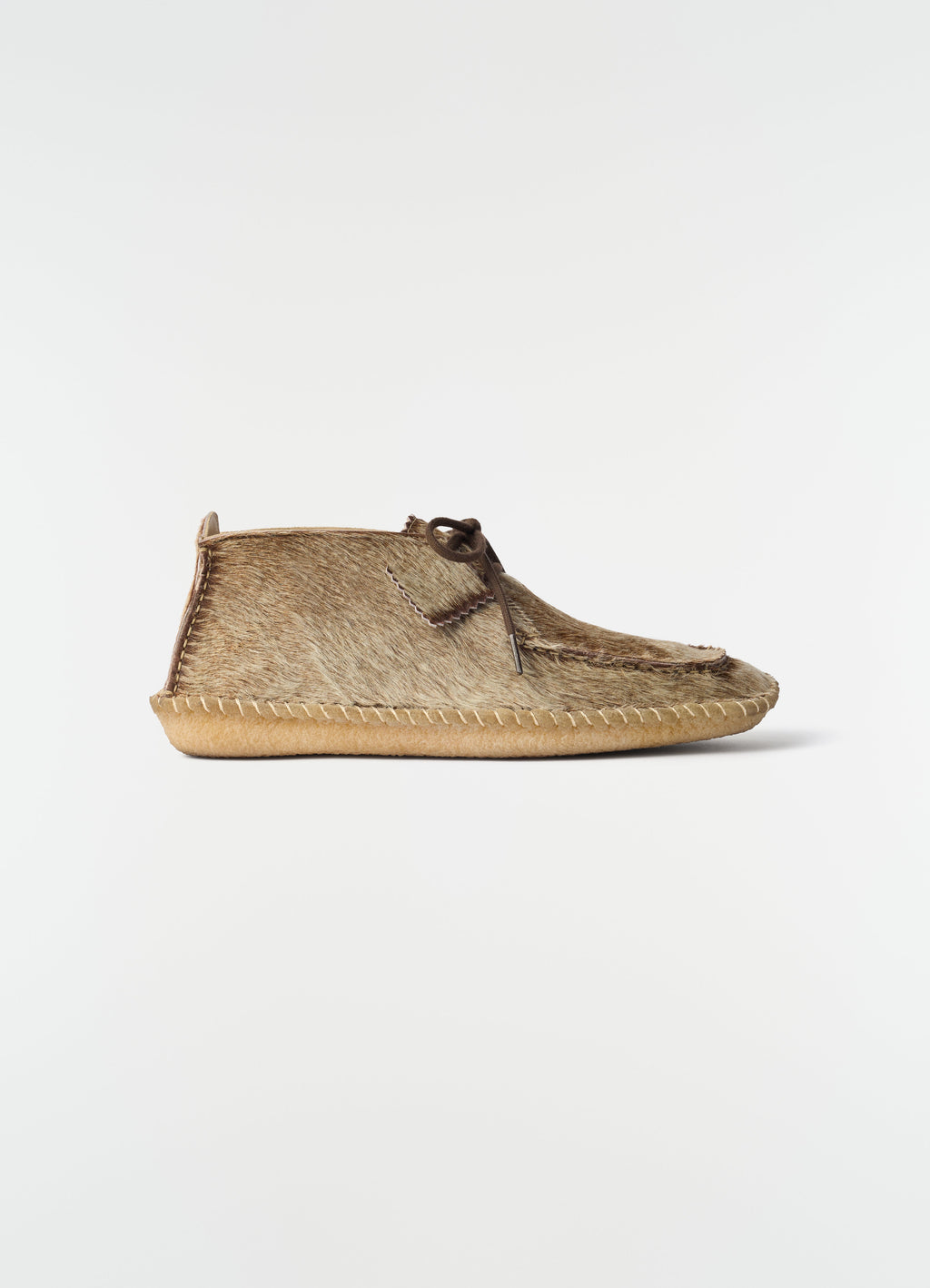 MOCASSIN DESERT EN CUIR FAÇON POIL DE PONY