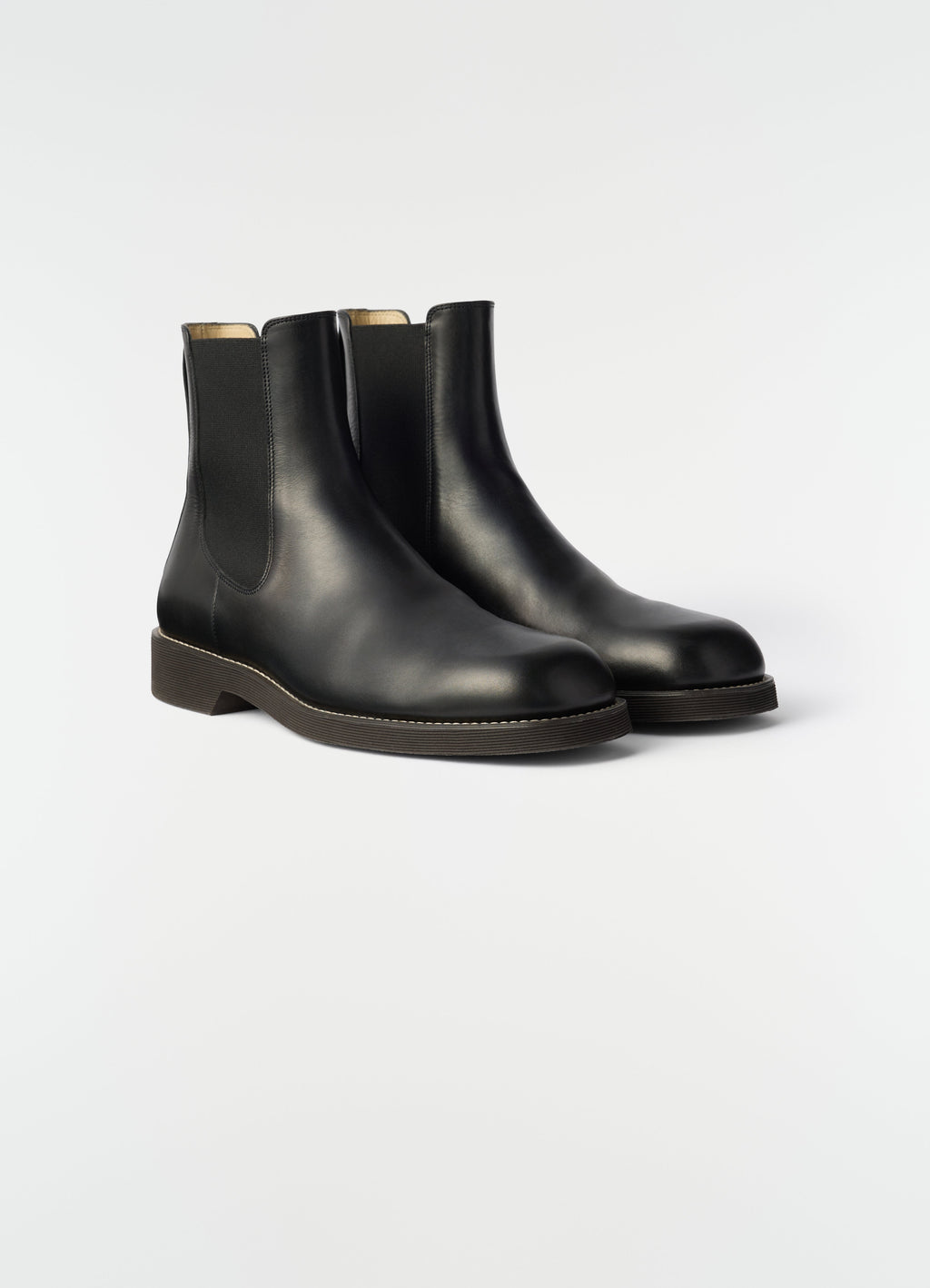BOTTINES CHELSEA EN CUIR VÉGÉTAL BRILLANT