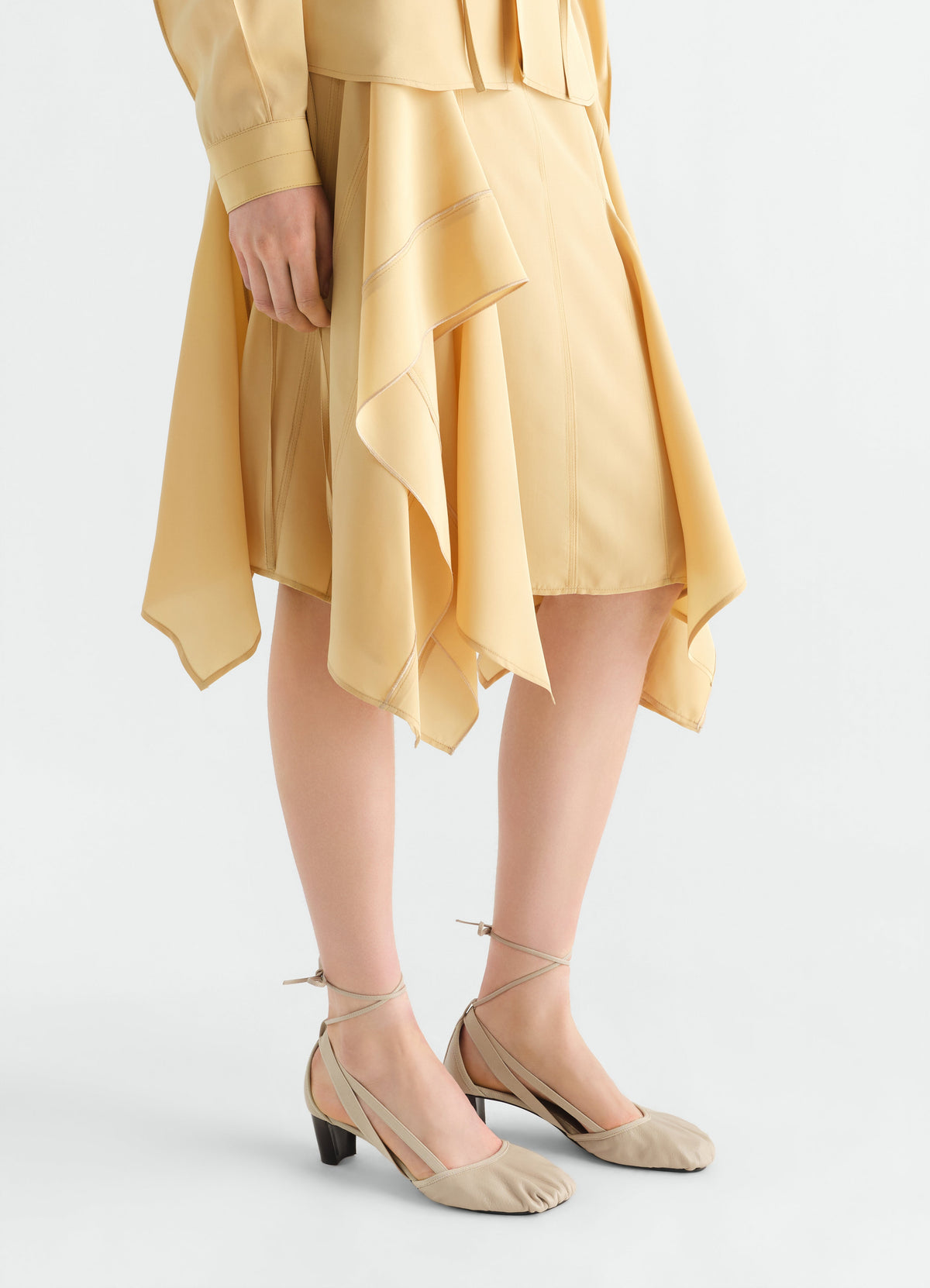 PEDILLE BALLERINA 55MM HEEL IN GOATSKIN LEATHER
