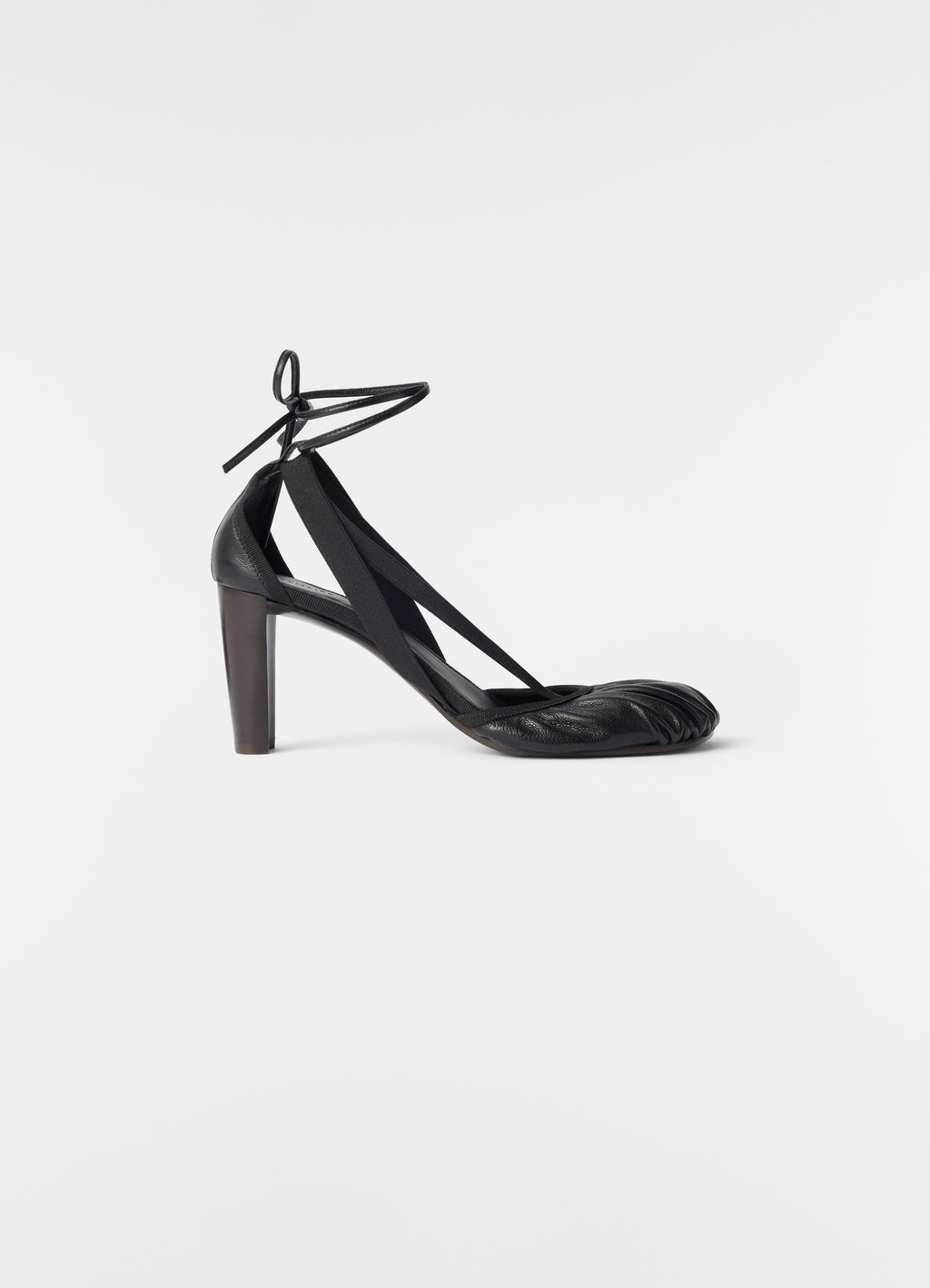 ESCARPIN BALLERINA PEDILLE 80 MM EN CUIR DE CHÈVRE