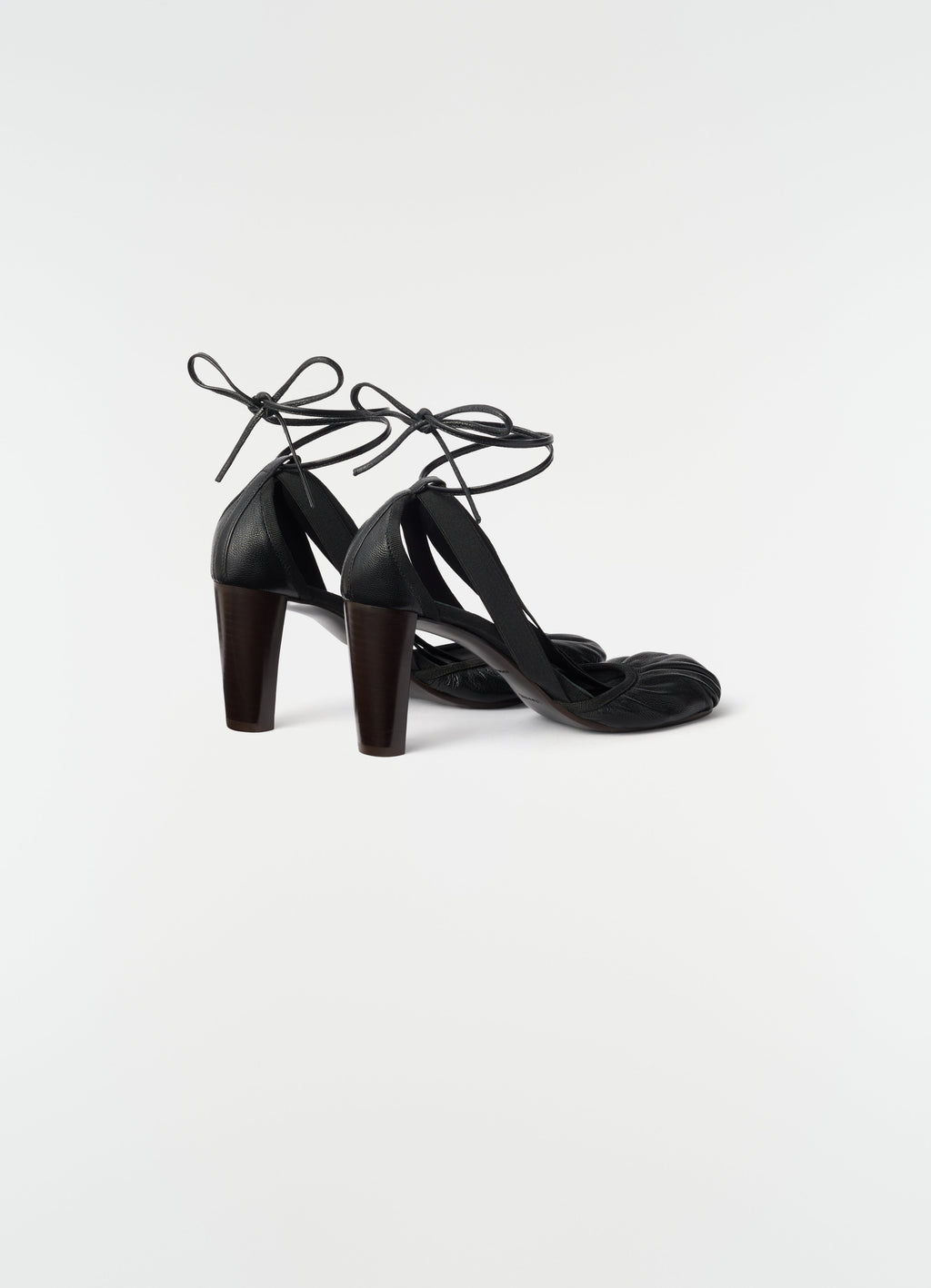 ESCARPIN BALLERINA PEDILLE 80 MM EN CUIR DE CHÈVRE