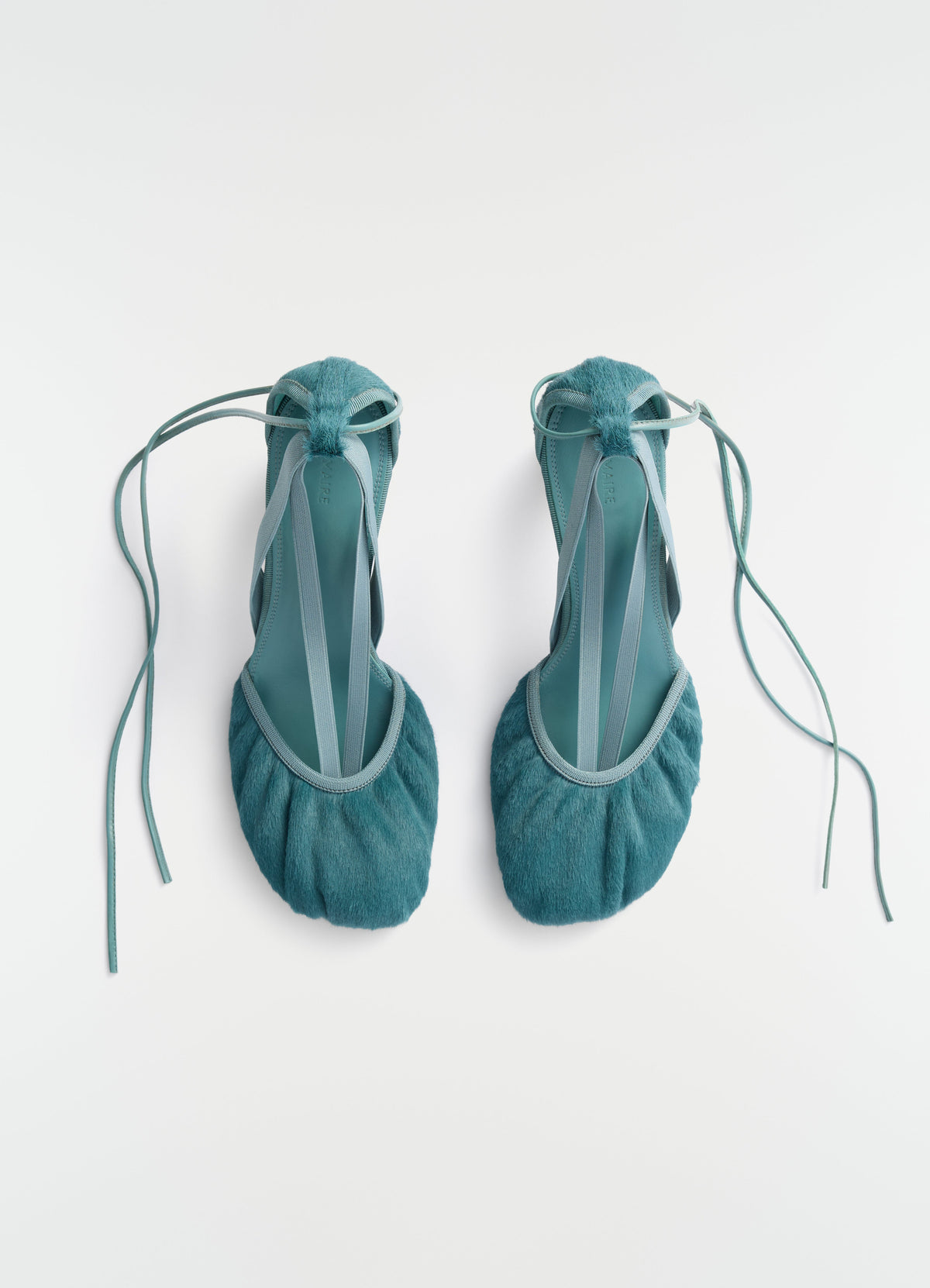 PEDILLE BALLERINA 80MM HEEL IN HAIRY CALFSKIN LEATHER