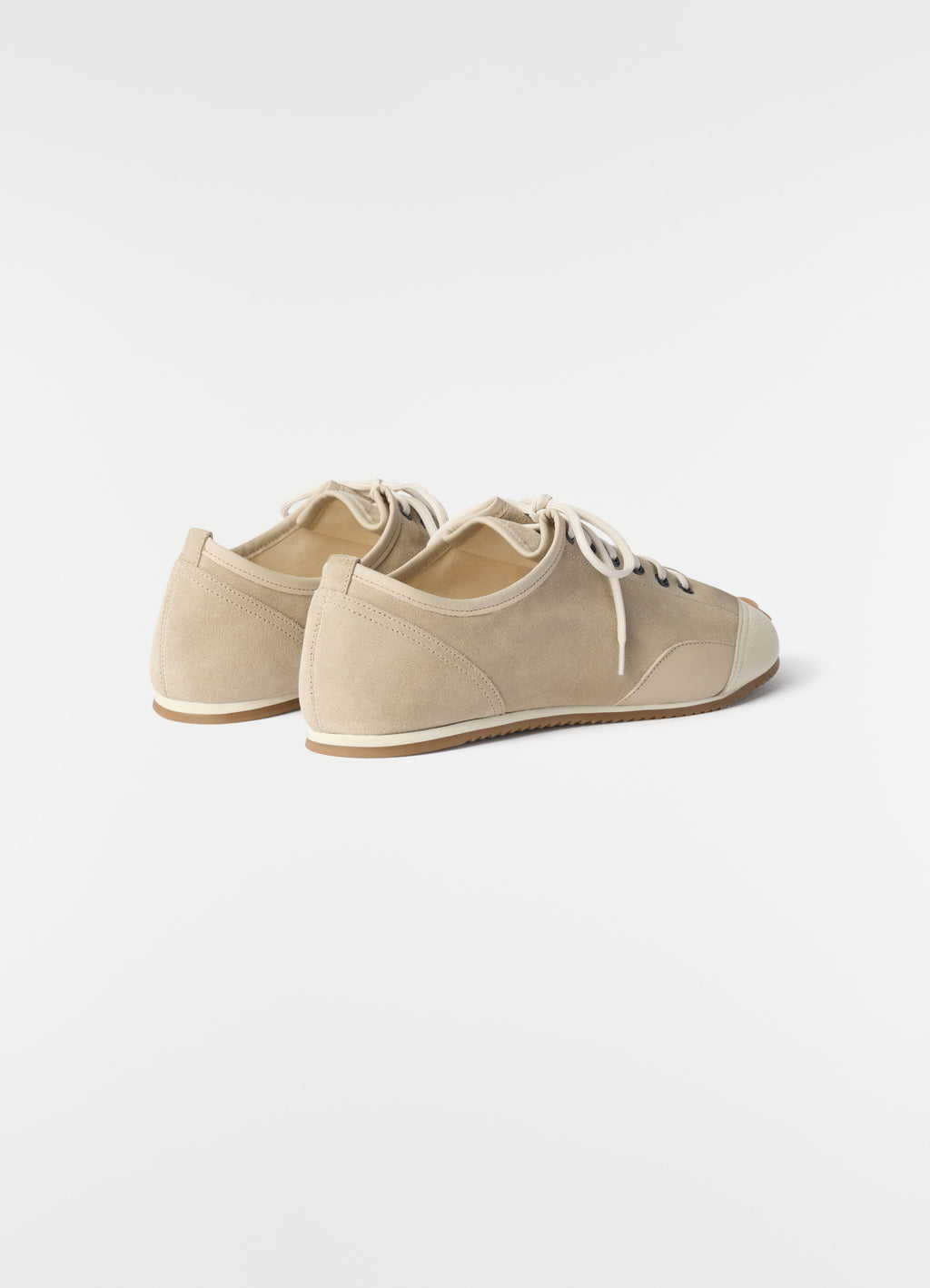 GUMMY GRIP SNEAKERS IN TRI MATIERES RUMI BEIGE