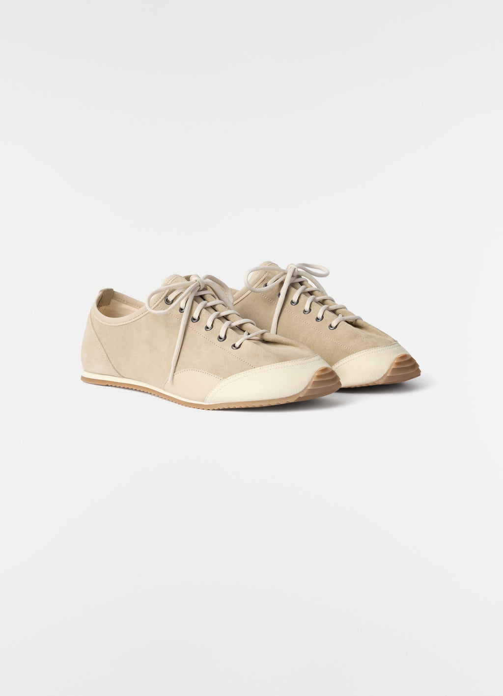 GUMMY GRIP SNEAKERS IN TRI MATIERES RUMI BEIGE