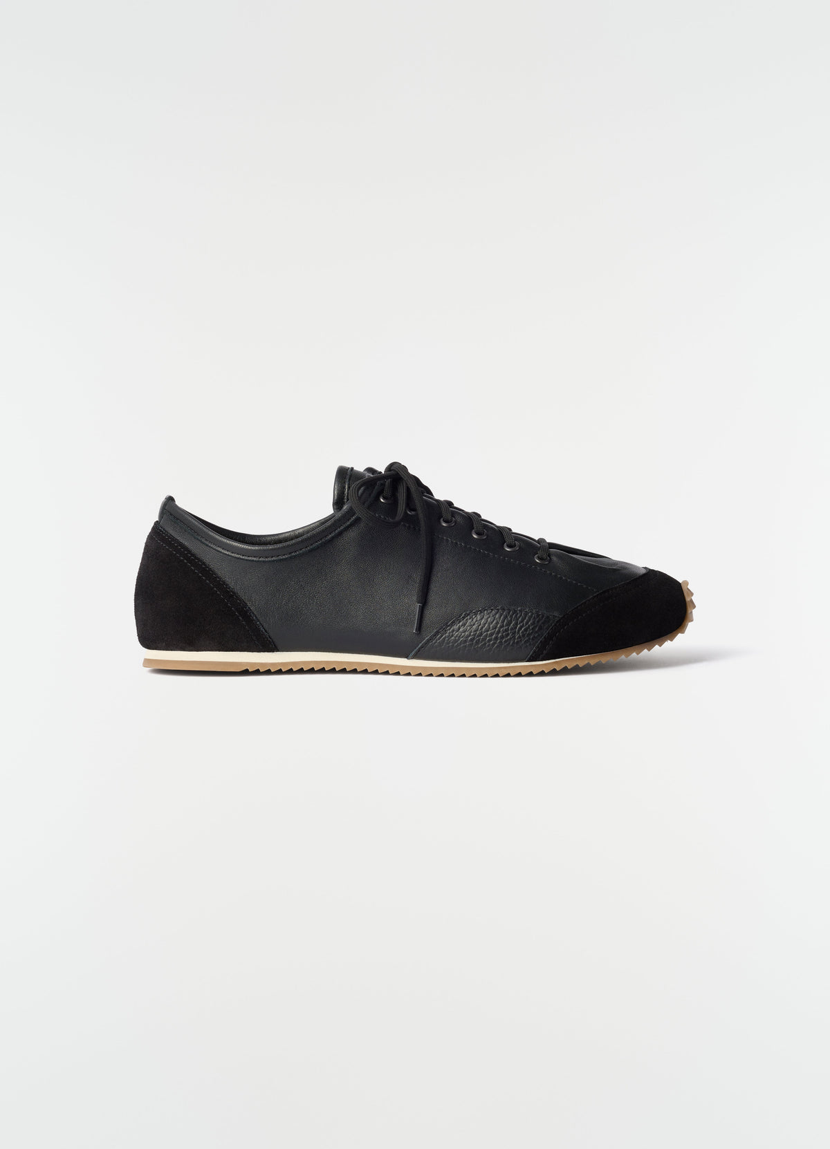 GUMMY GRIP SNEAKERS IN MIX NAPPA SUEDE LEATHERS