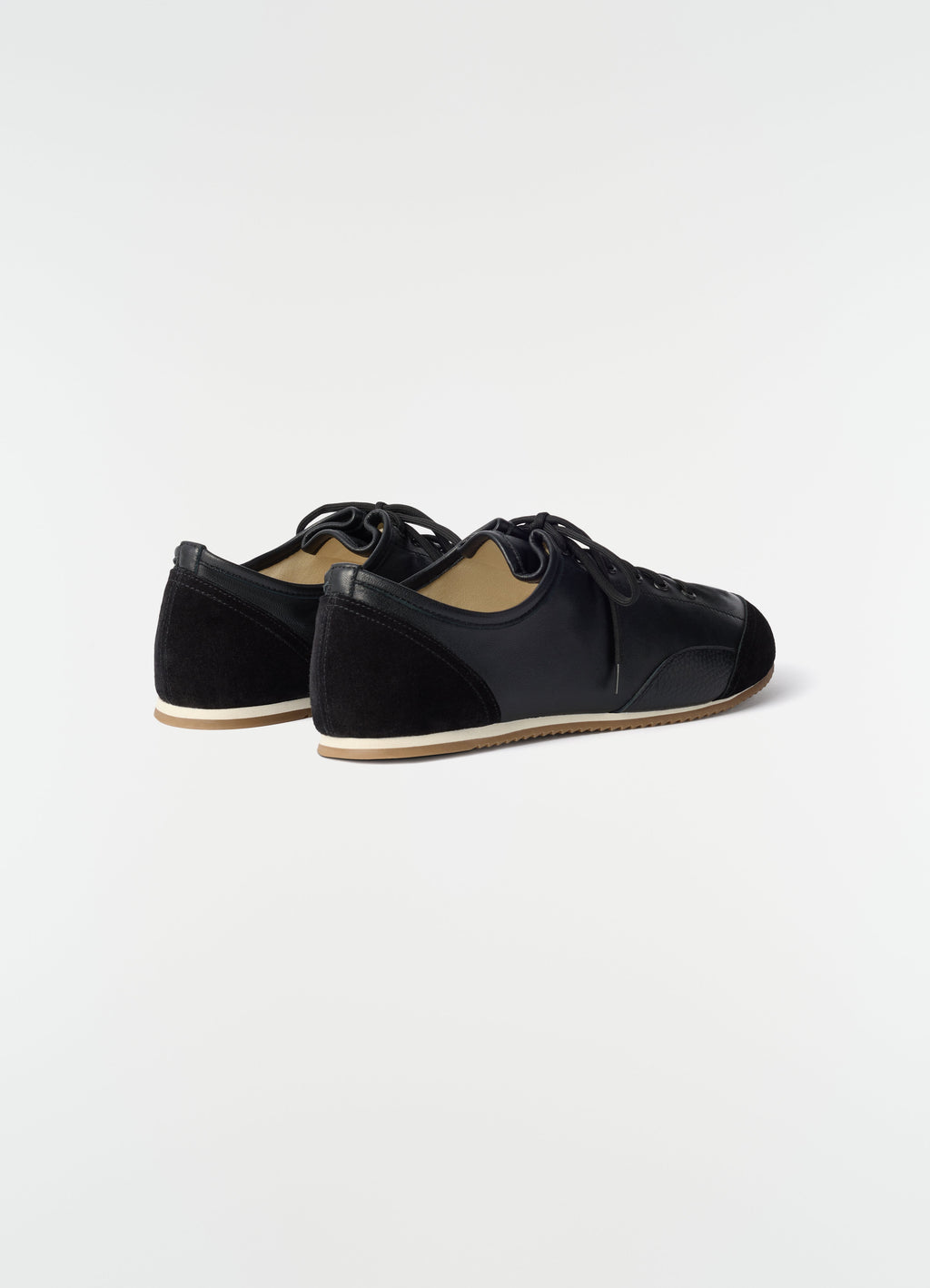 GUMMY GRIP SNEAKERS IN MIX NAPPA SUEDE LEATHERS