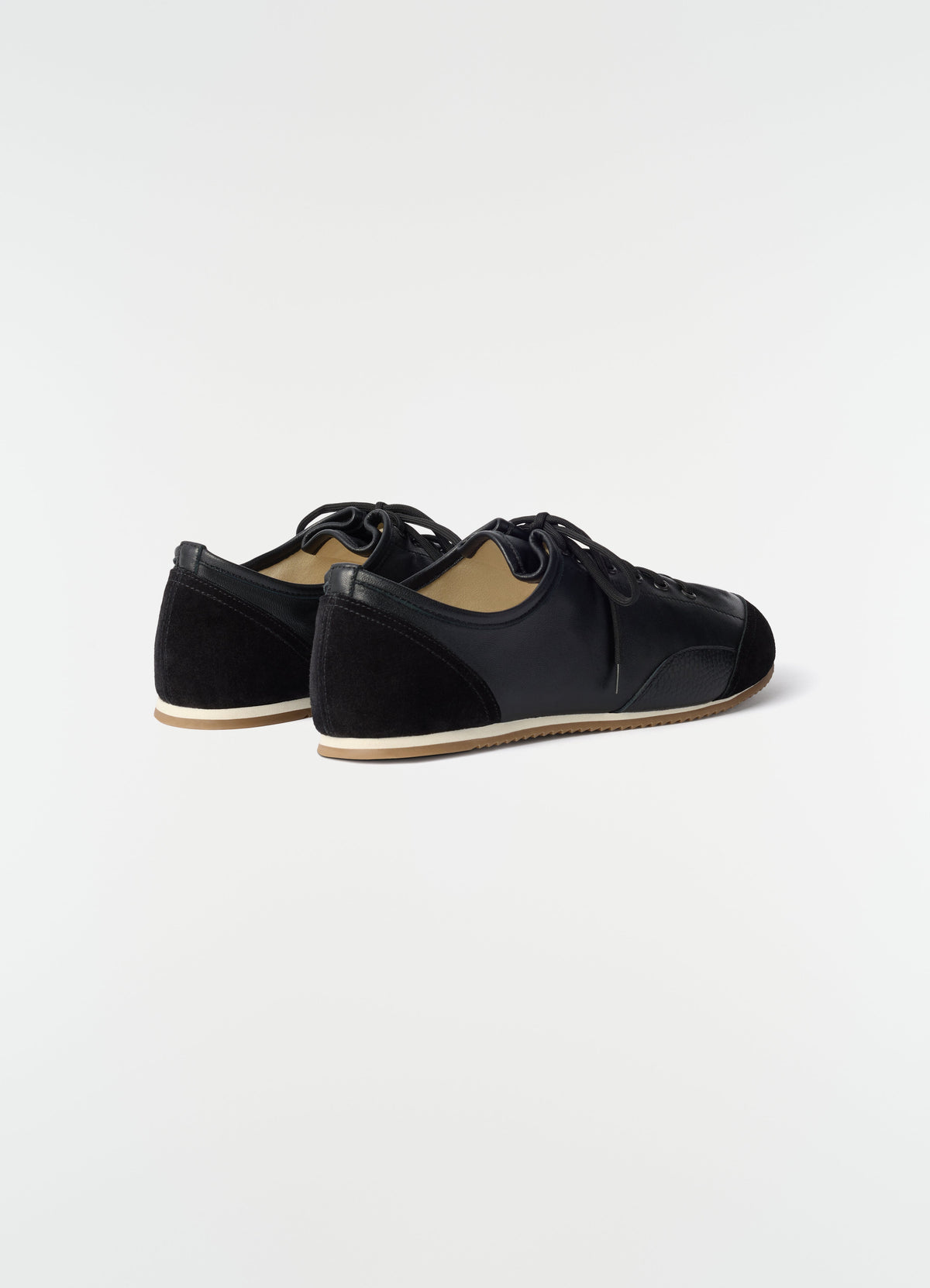 GUMMY GRIP SNEAKERS IN MIX NAPPA SUEDE LEATHERS