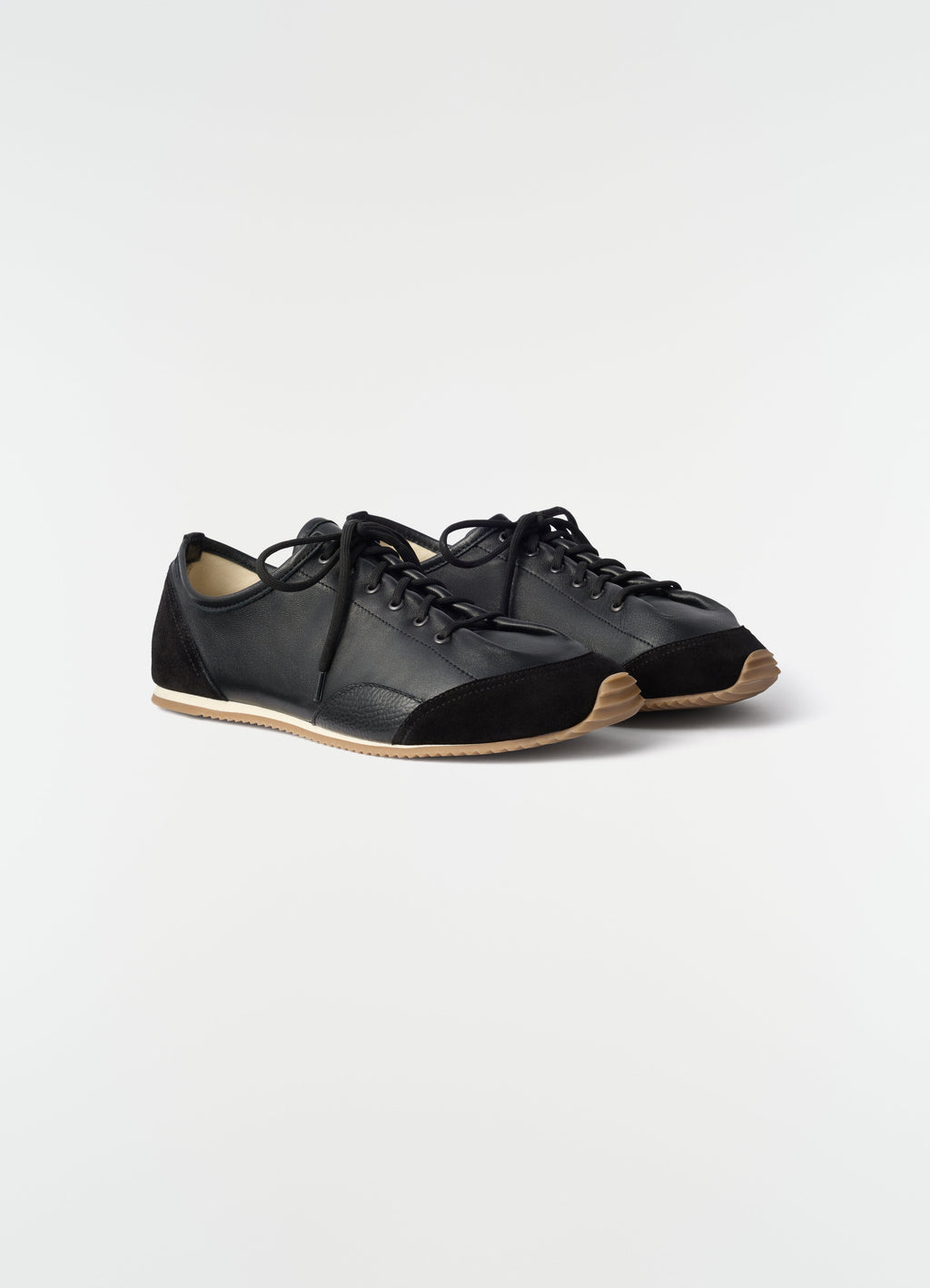 GUMMY GRIP SNEAKERS IN MIX NAPPA SUEDE LEATHERS