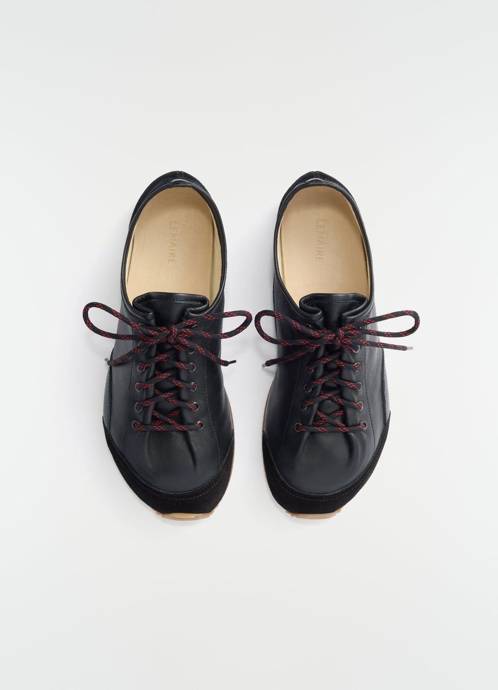 GUMMY GRIP SNEAKERS IN MIX NAPPA SUEDE LEATHERS