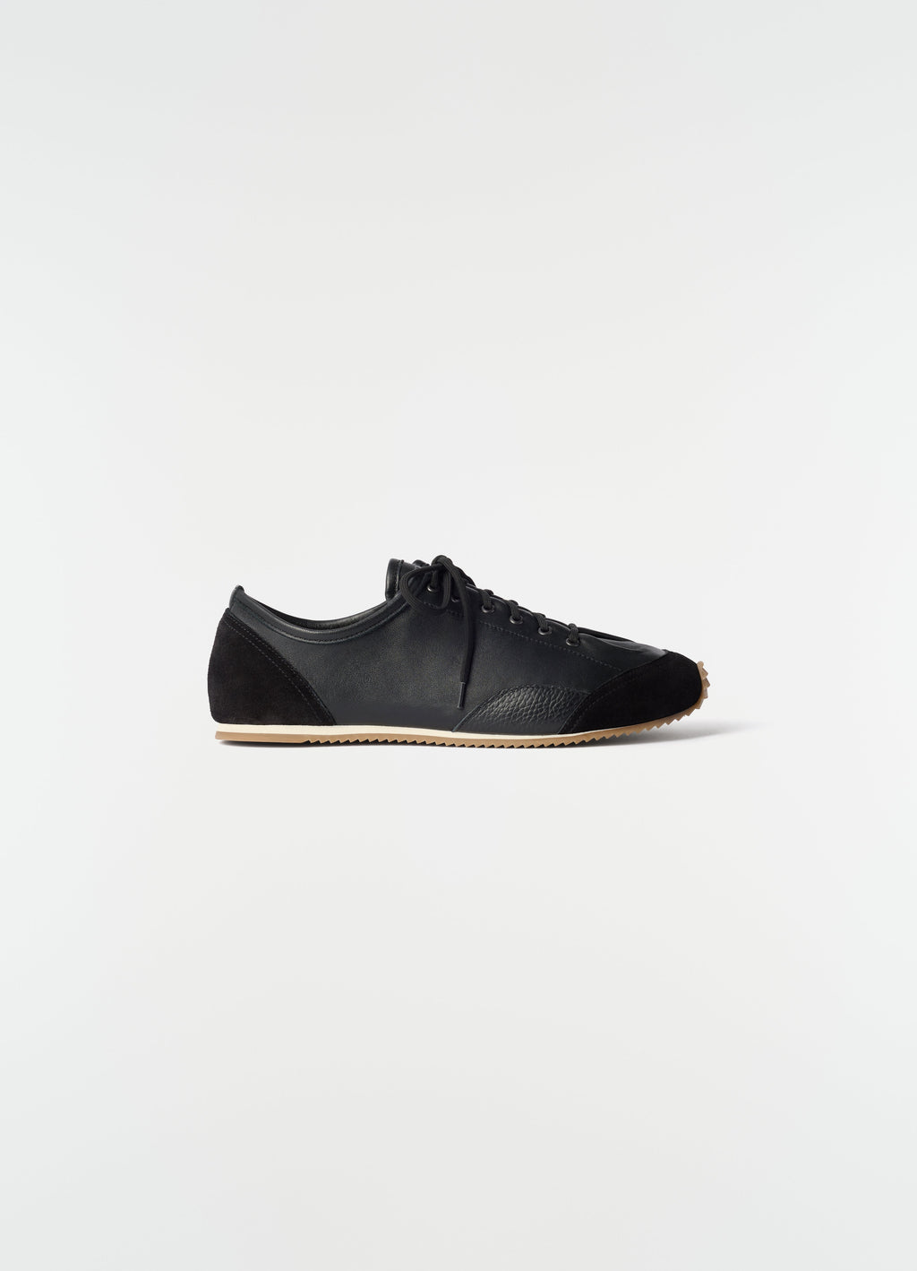 GUMMY GRIP SNEAKERS IN MIX NAPPA SUEDE LEATHERS
