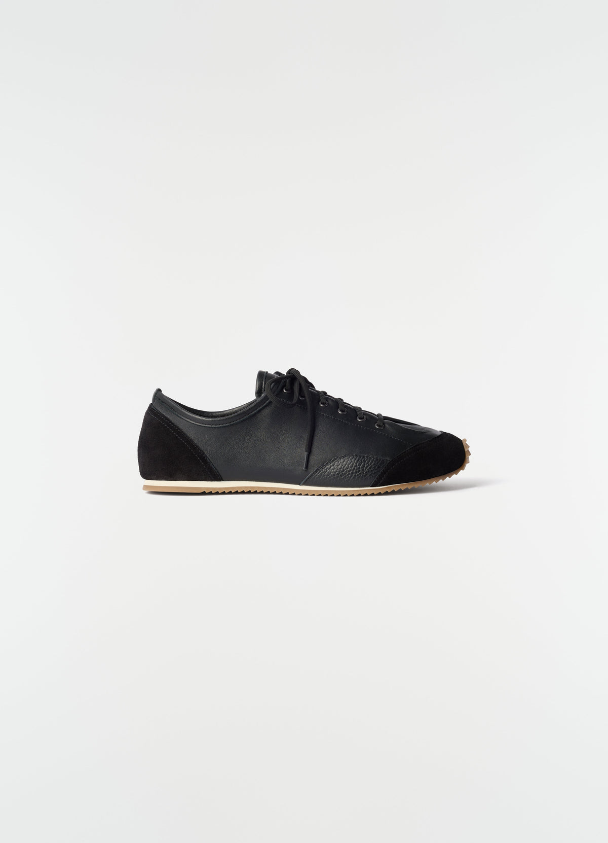 GUMMY GRIP SNEAKERS IN MIX NAPPA SUEDE LEATHERS