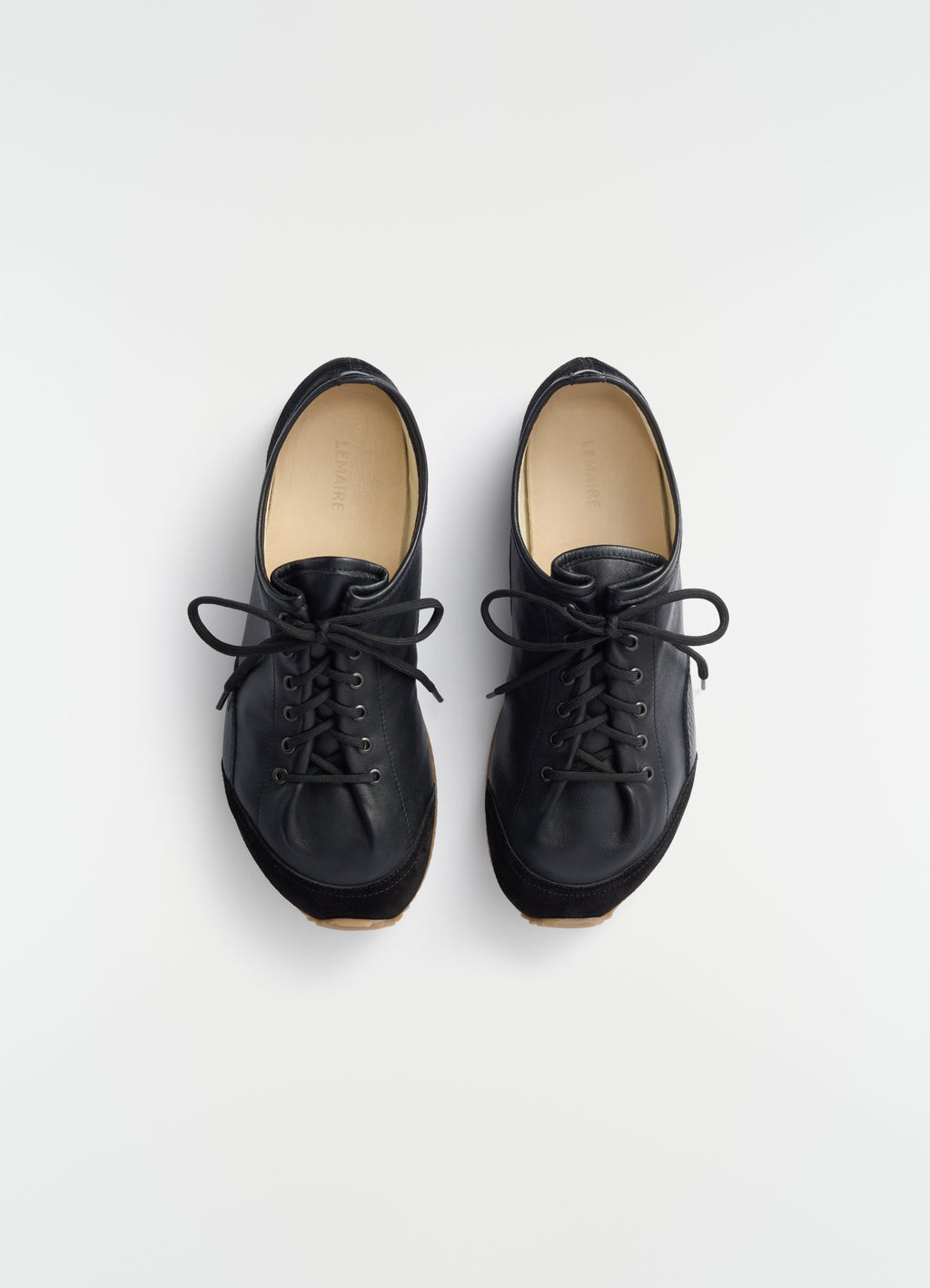 GUMMY GRIP SNEAKERS IN MIX NAPPA SUEDE LEATHERS