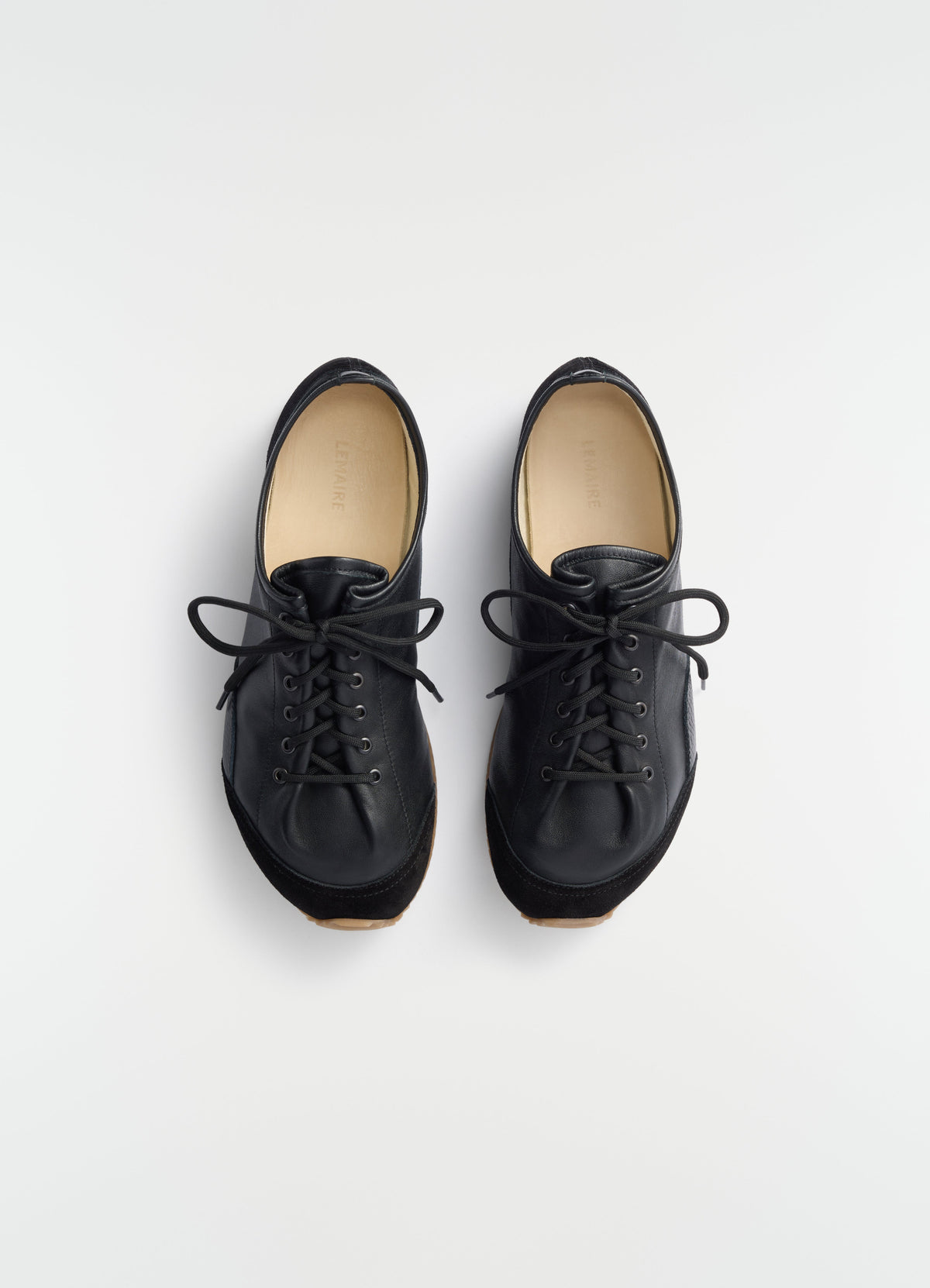 GUMMY GRIP SNEAKERS IN MIX NAPPA SUEDE LEATHERS