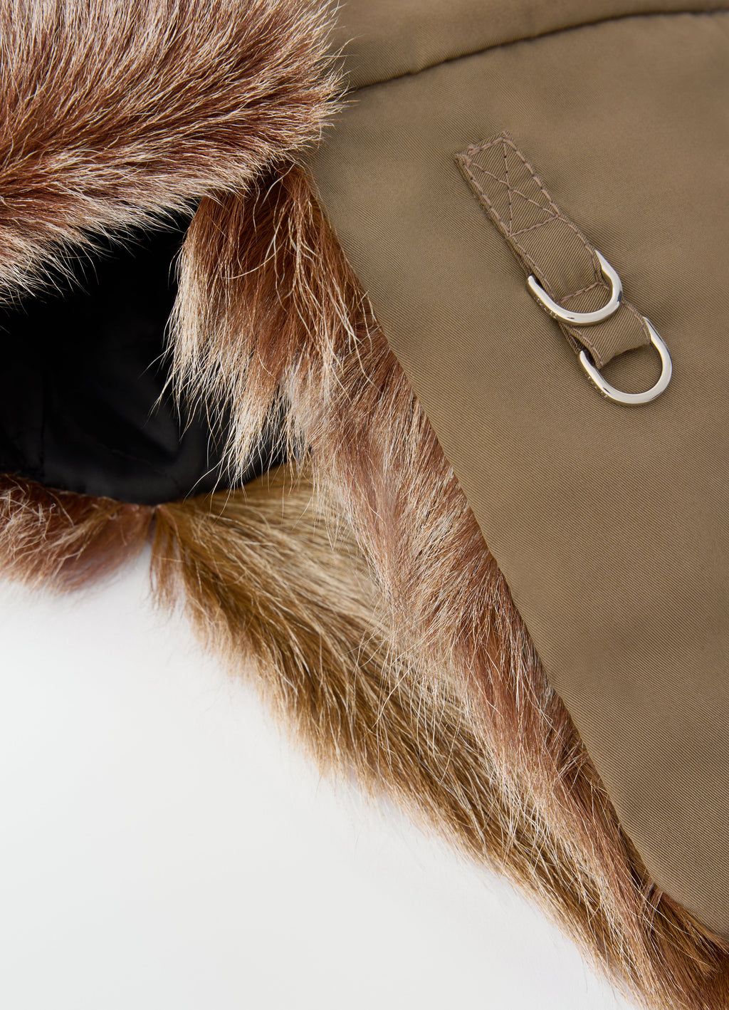 FUZZY CHAPKA IN LONG HAIRY GOAT LEATHER