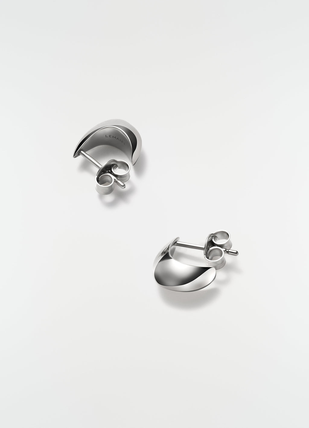 BOUCLES D'OREILLES MICRO DROP EN ARGENT RHODIÉ
