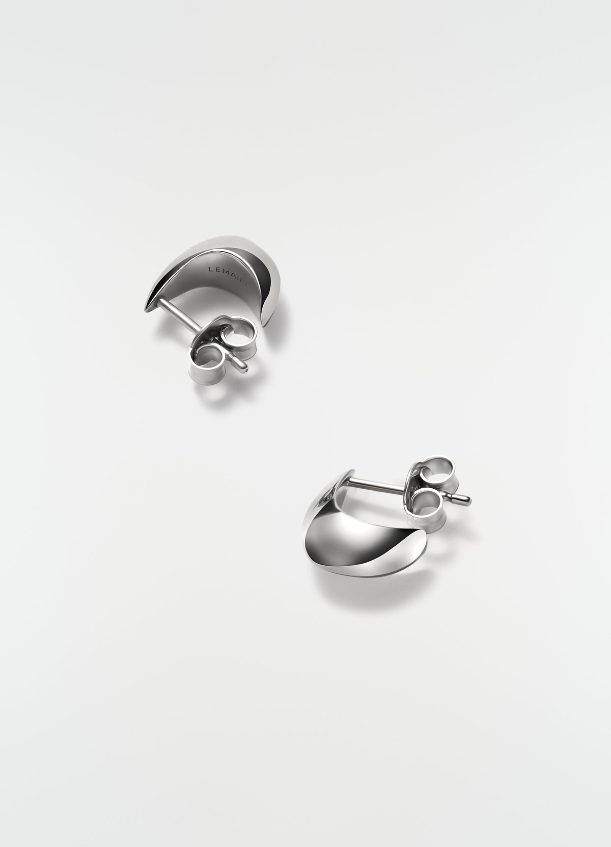 BOUCLES D'OREILLES MICRO DROP EN ARGENT RHODIÉ