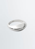 BAGUE CHUNKY EN ARGENT RHODIÉ