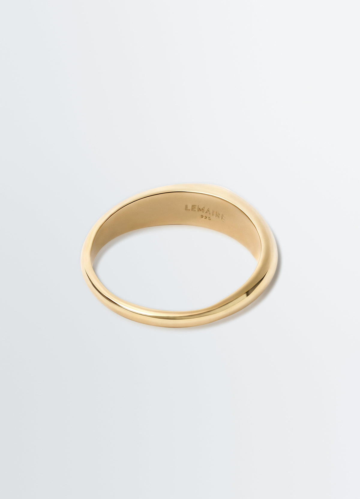 DROP RING IN GOLD-PLATED STERLING SILVER