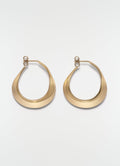 BOUCLES D'OREILLES PENDANTES CRÉOLES EN ARGENT MASSIF PLAQUÉ OR