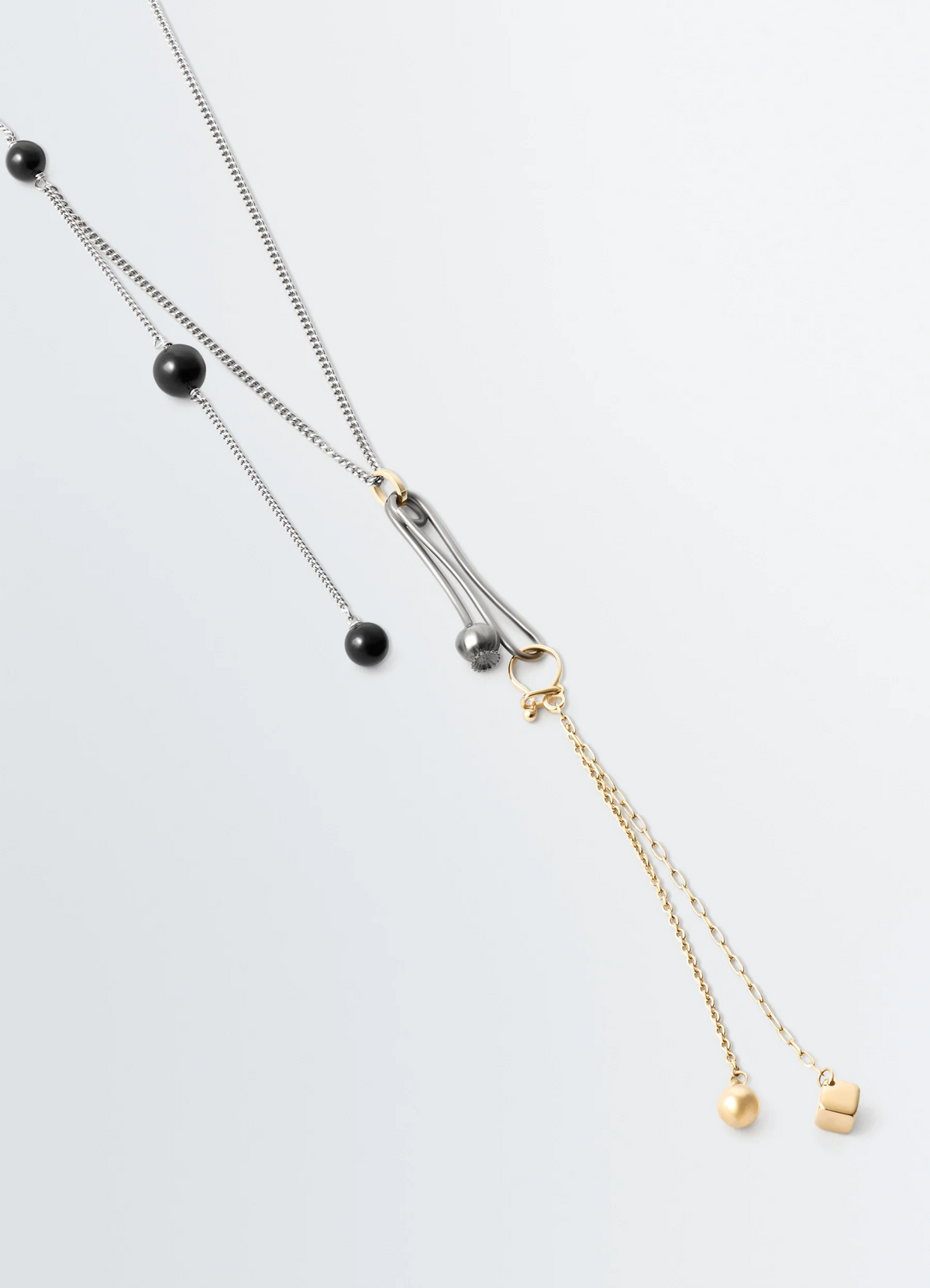 COLLIER CHARDON EN LAITON