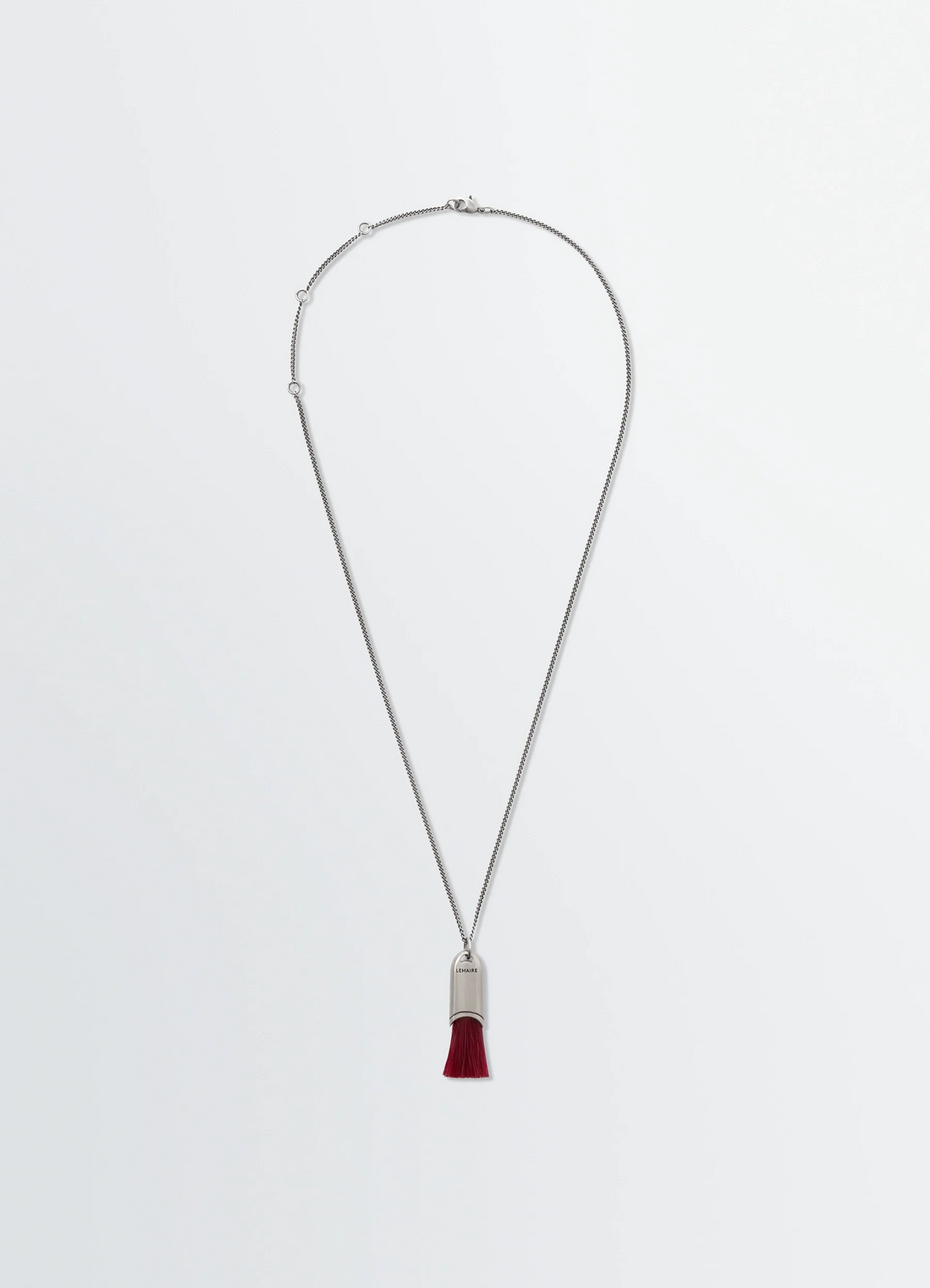 NANO BRUSH NECKLACE IN BRASS