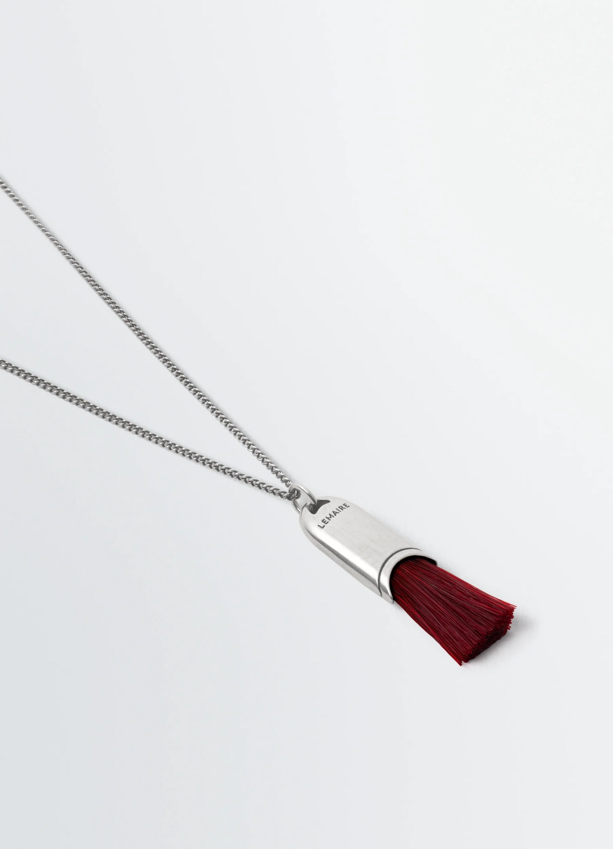 NANO BRUSH NECKLACE IN BRASS