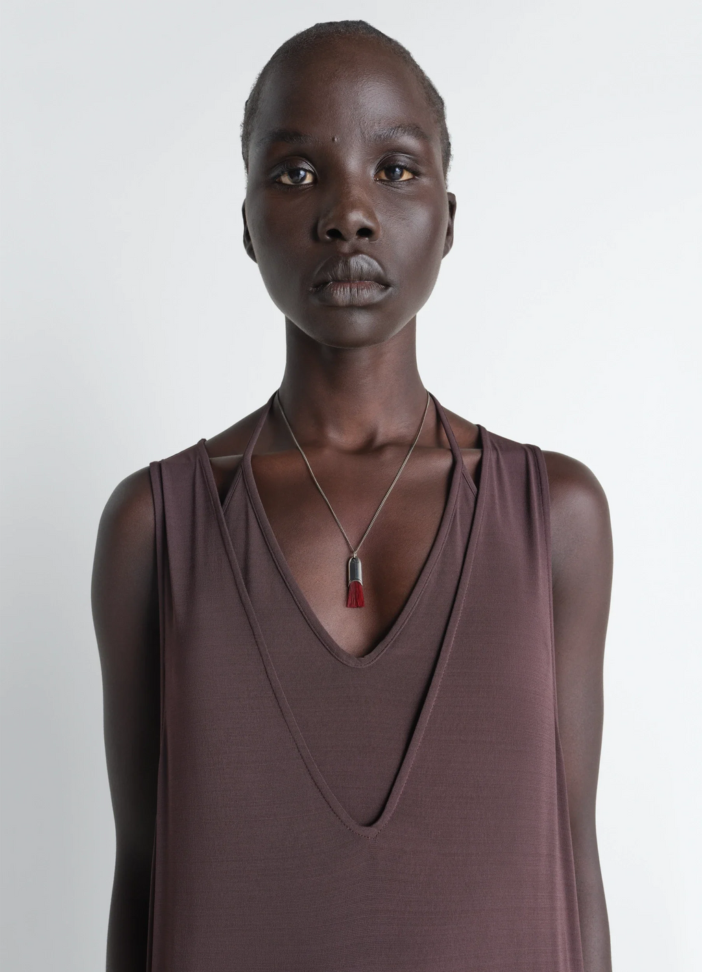 COLLIER NANO BRUSH EN LAITON