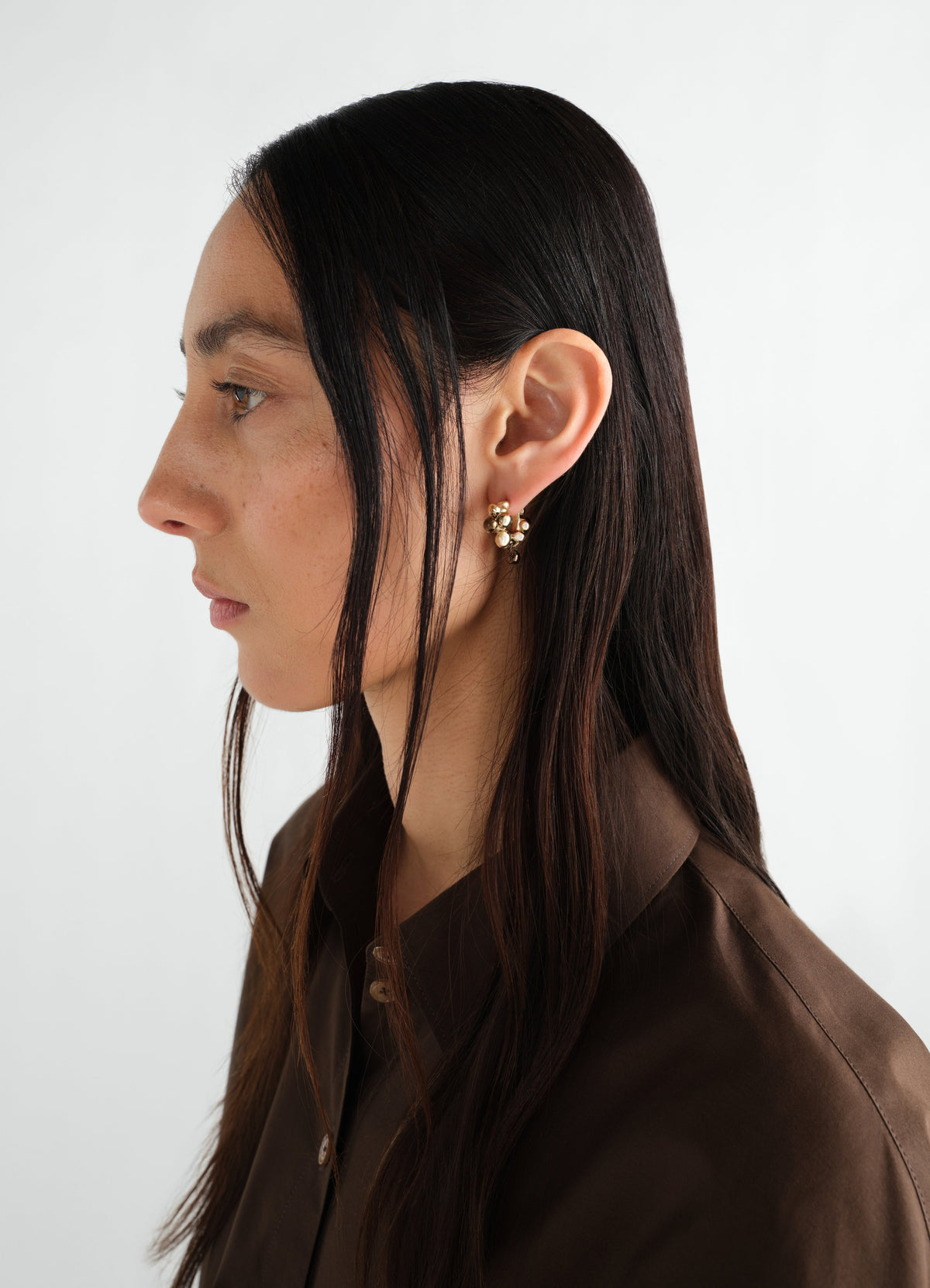 SEEDS HOOPS IN BRASS