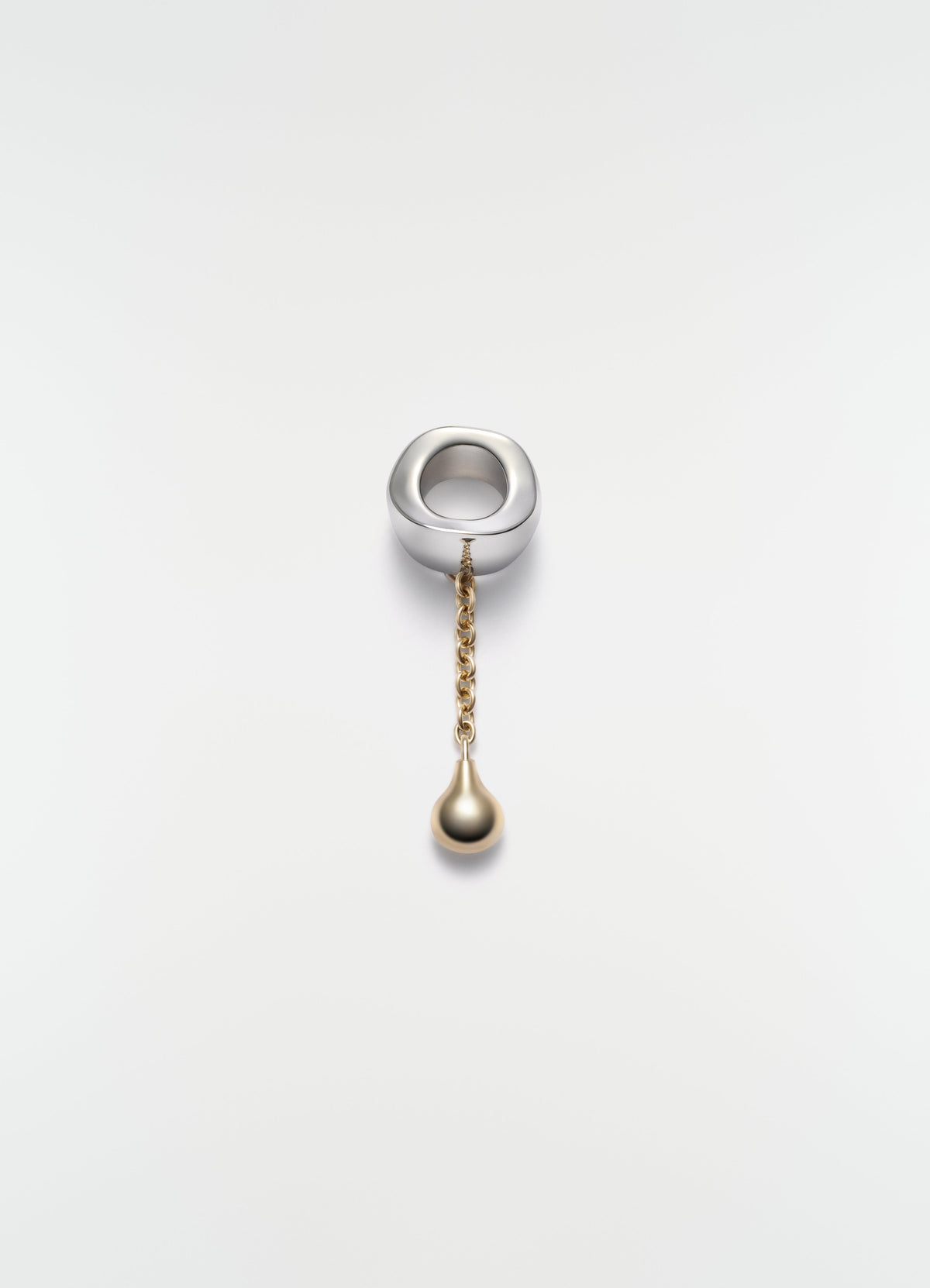 SCARF CHARM GARMENT JEWEL IN BRASS