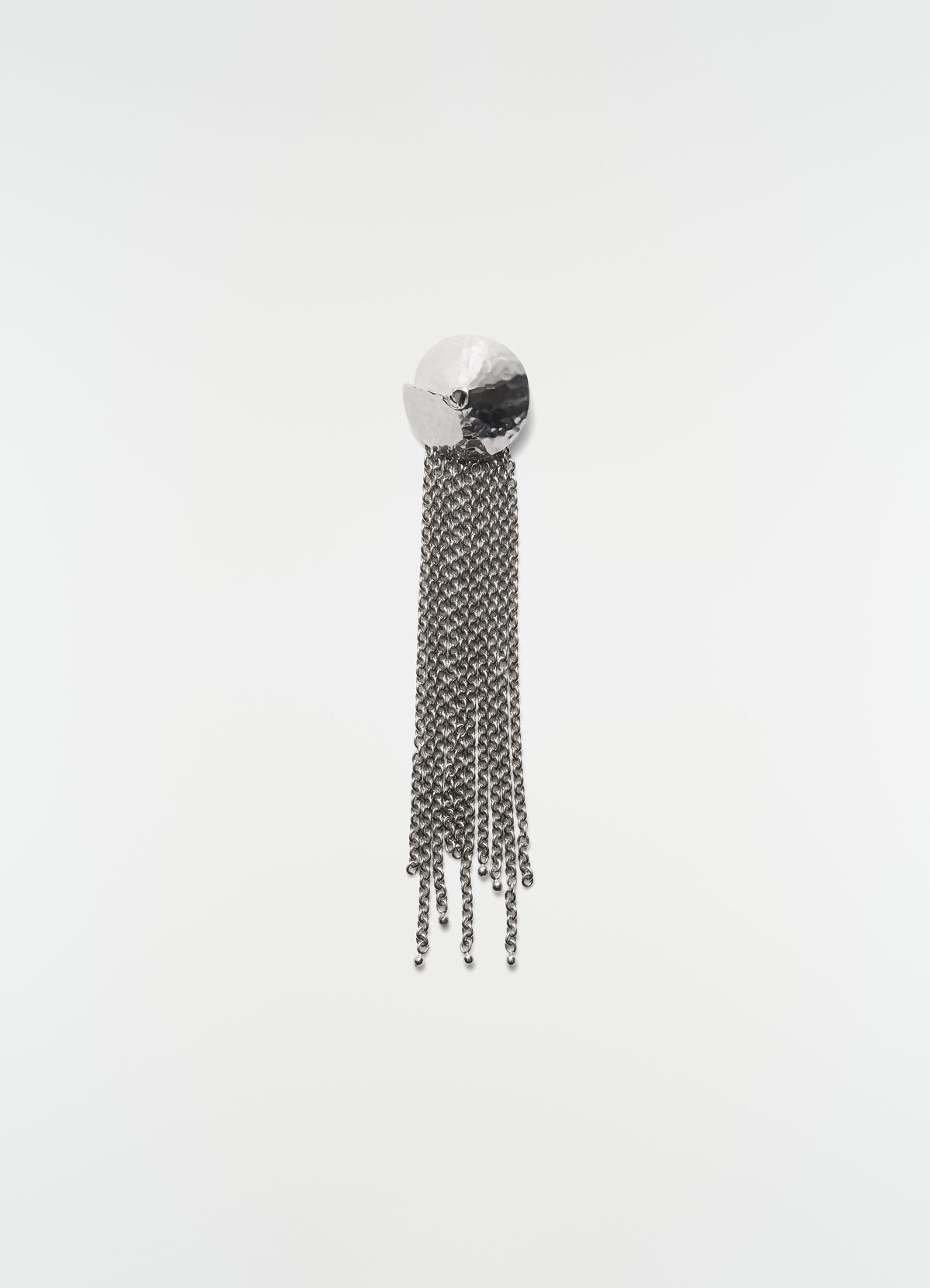 CHAINS TASSEL PIN IN BRASS