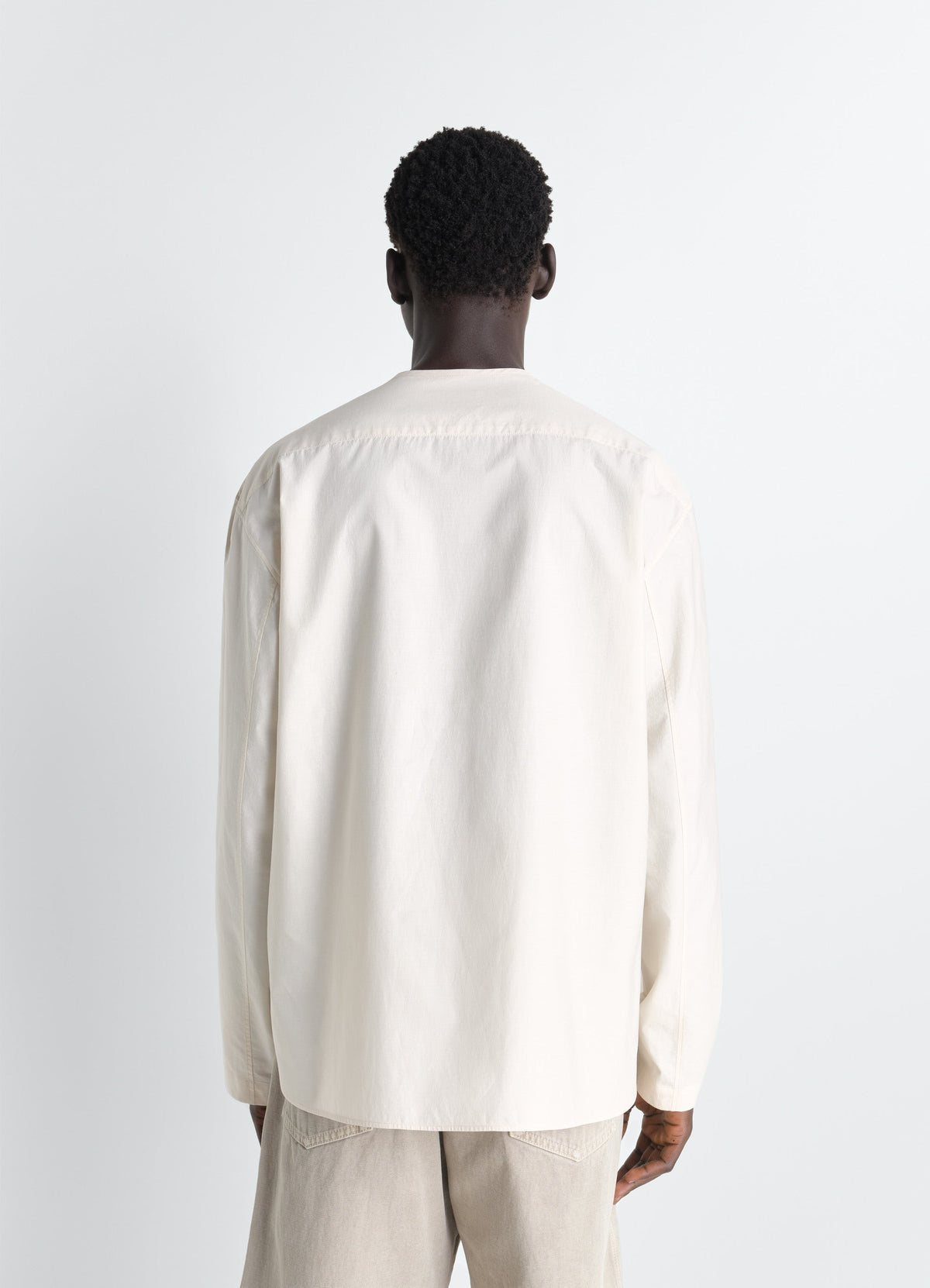 VAREUSE TOP IN WASHED COTTON SILK