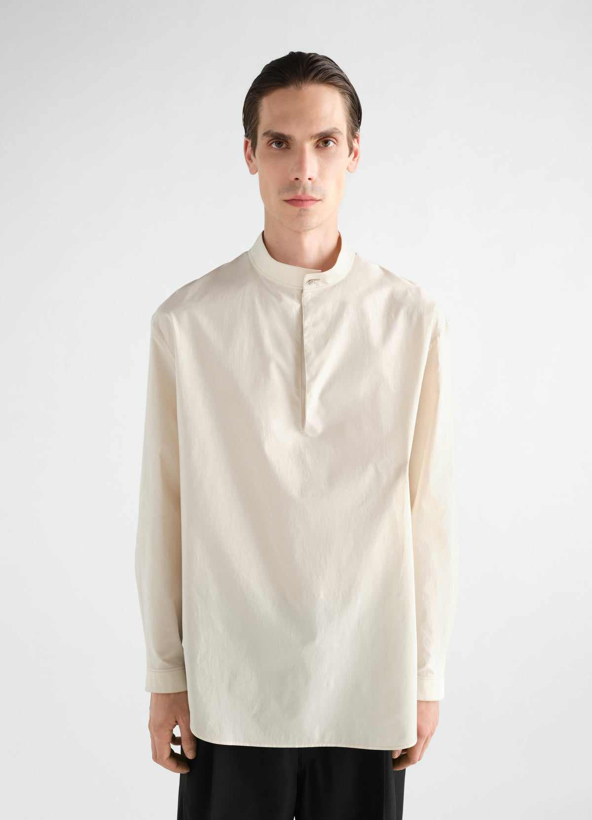 VAREUSE TOP IN WASHED COTTON SILK