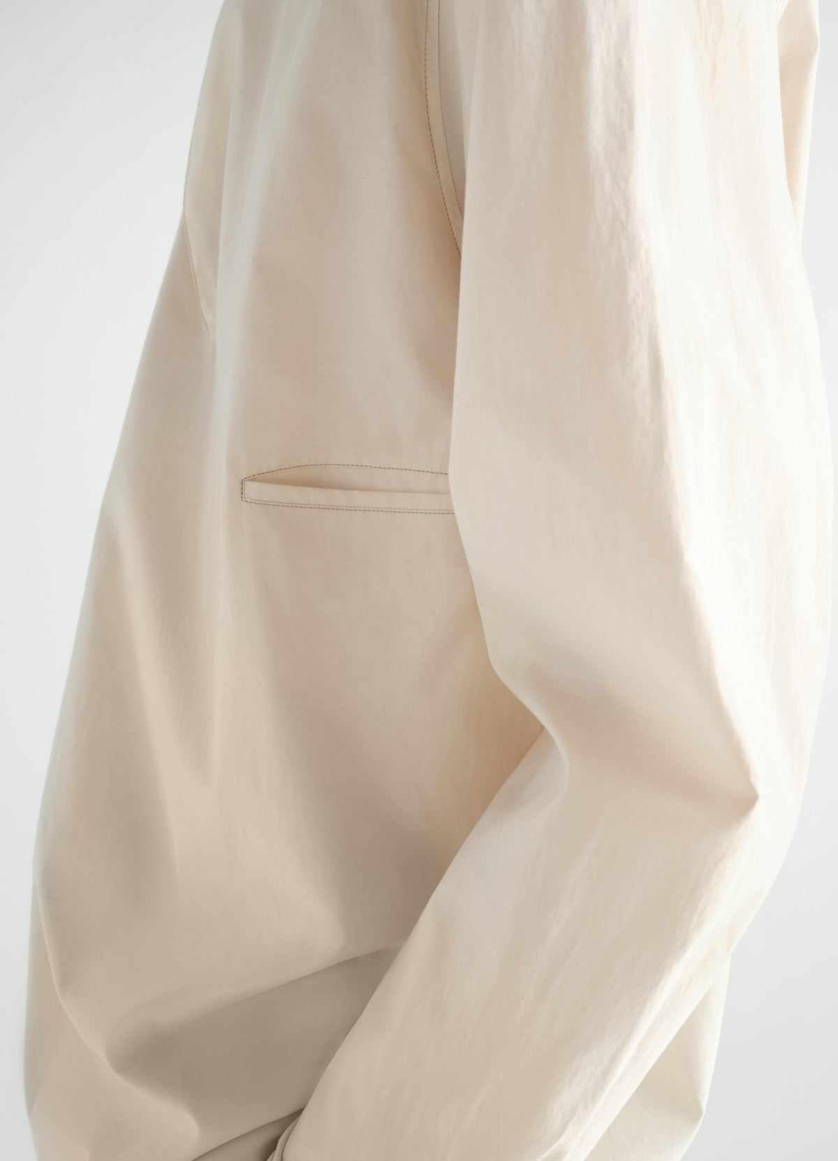 VAREUSE TOP IN WASHED COTTON SILK