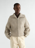 GILET ZIPPÉ EN YAK ET ALPAGA
