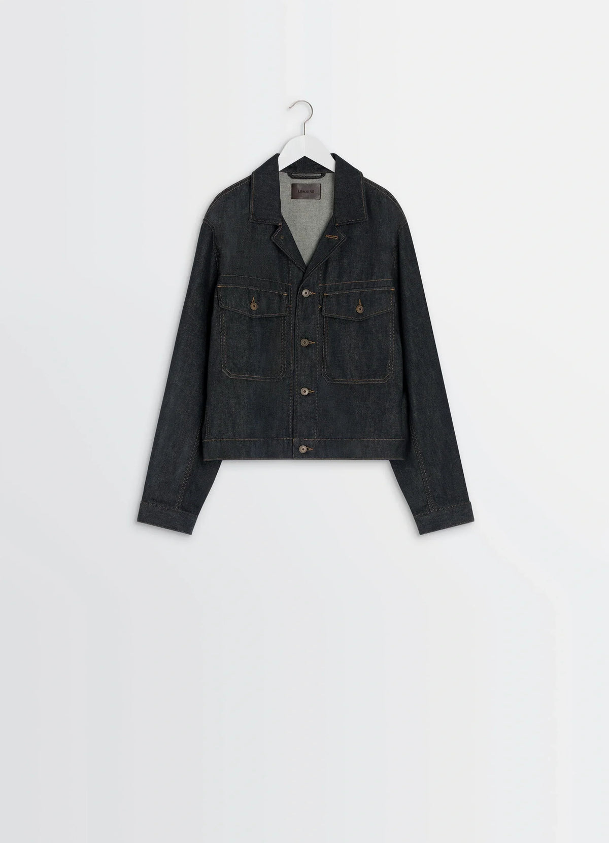 TRUCKER JACKET IN HEAVY SLATE DENIM