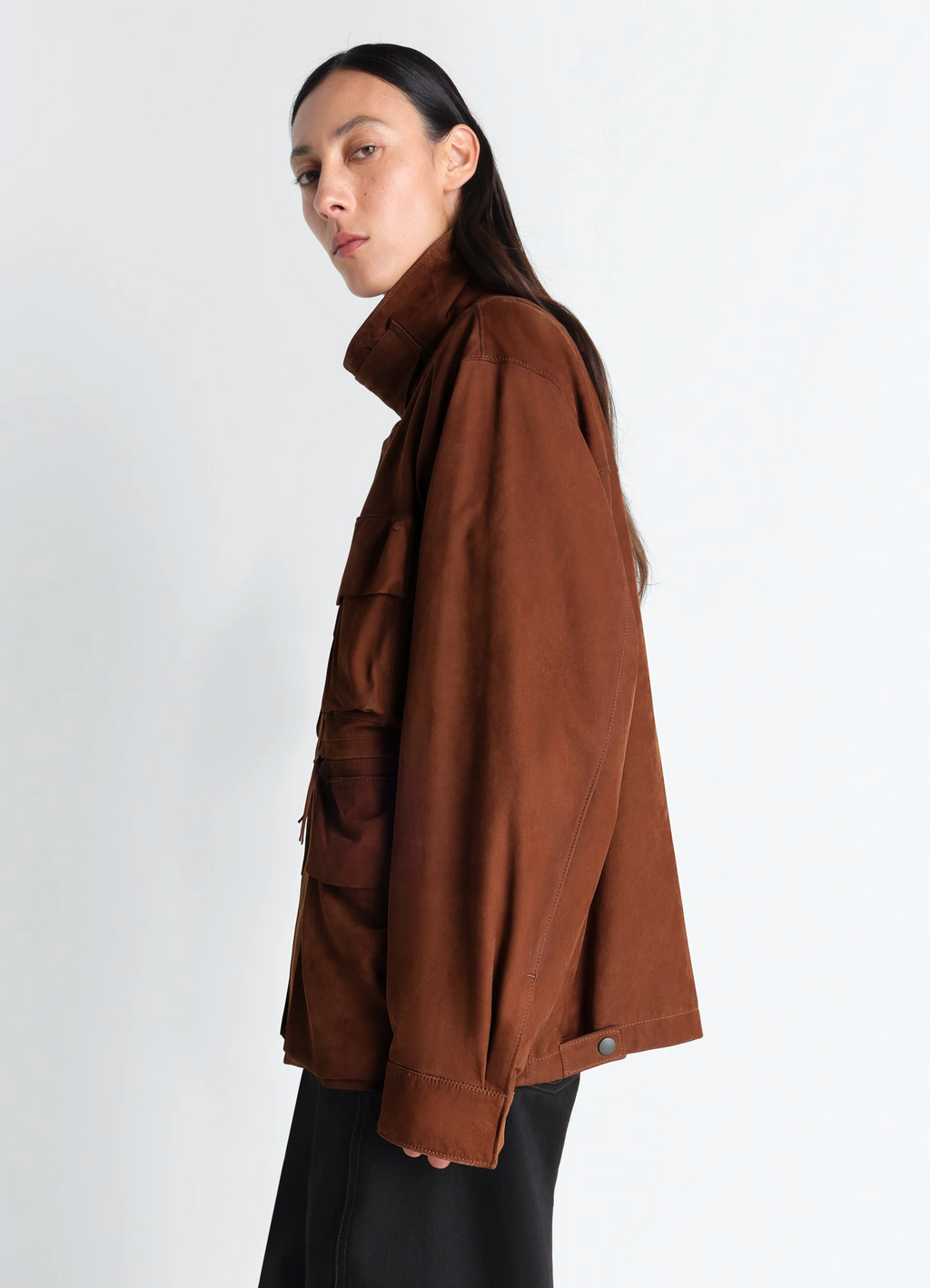 VESTE REPORTER EN NUBUCK