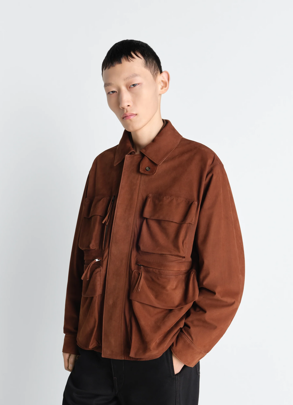 VESTE REPORTER EN NUBUCK