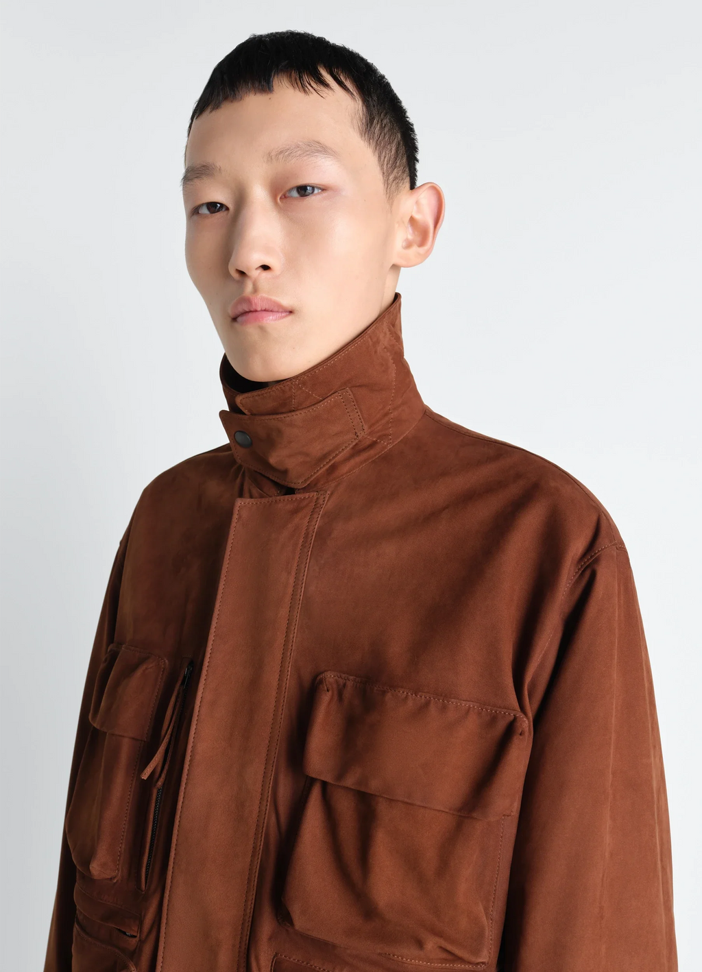 VESTE REPORTER EN NUBUCK