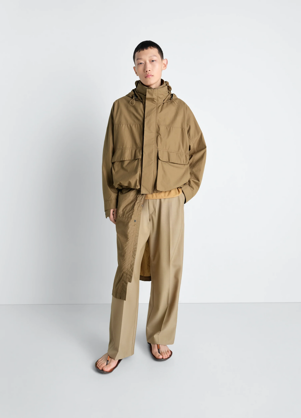 PARKA DE PLUIE COURTE EN COTON VENTILE® DÉPERLANT